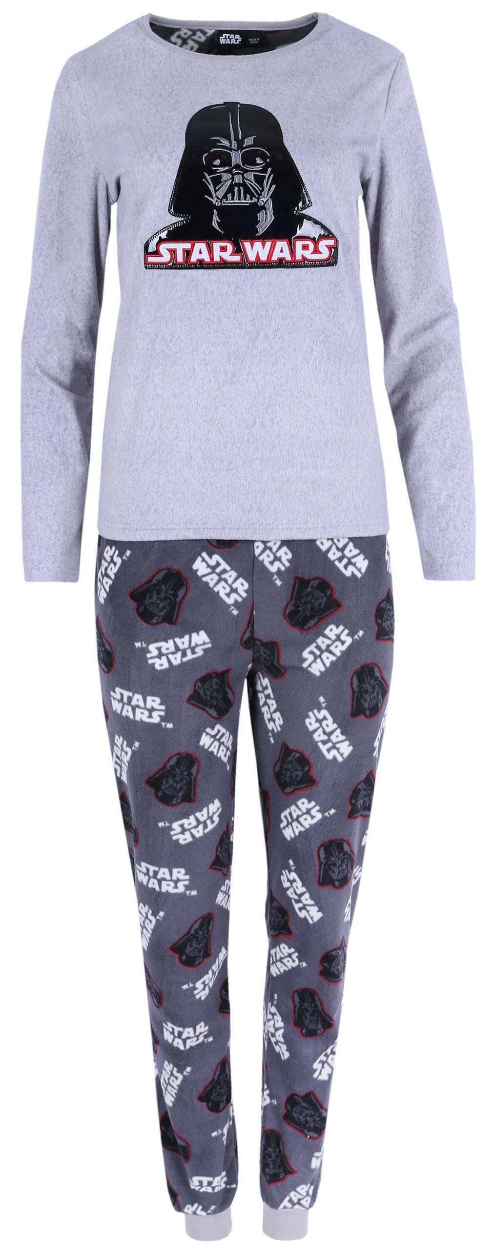 Sarcia.eu Pyjama Grauer Star Wars DISNEY Jungenjungenpyjama 2-3 Jahre