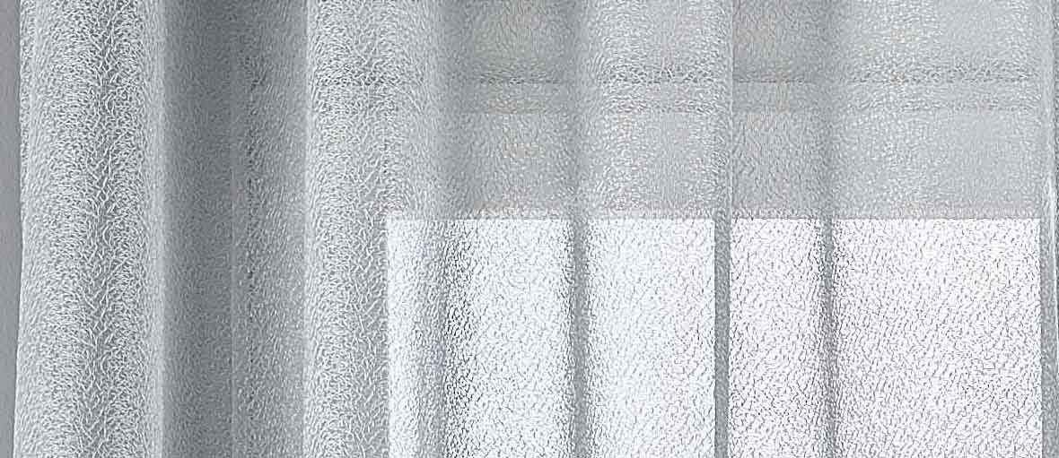 Ösen Gardine, Grau 202220353-2 Set transparent transparent, Netzvorhang Netzoptik (2 2er einfarbig Gardinenbox, St),