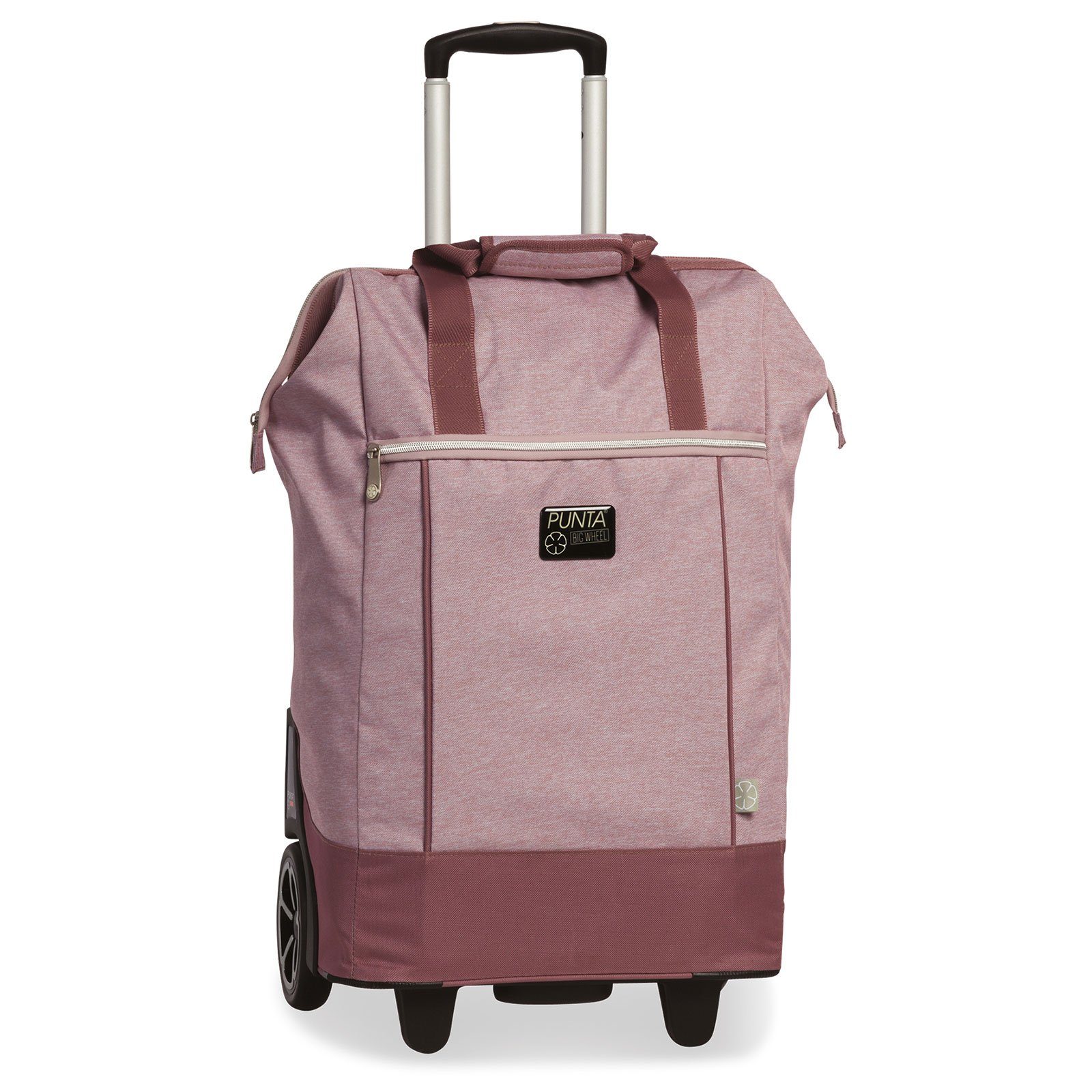 fabrizio® Einkaufstrolley Punta-Big-Wheel-Shopping-Roller, 40 l, extra  große Räder, XL-Hauptfach mit Reißverschluss