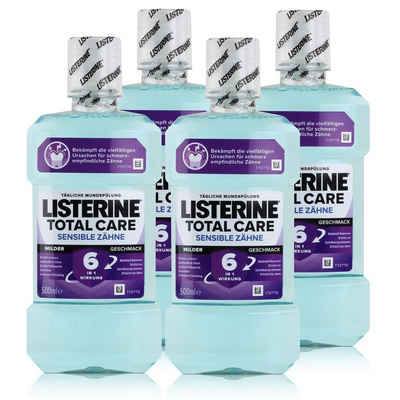 Listerine Mundspülung, Listerine Total Care Sensible Zähne 500ml - Hält ihren Atem frisch (4e