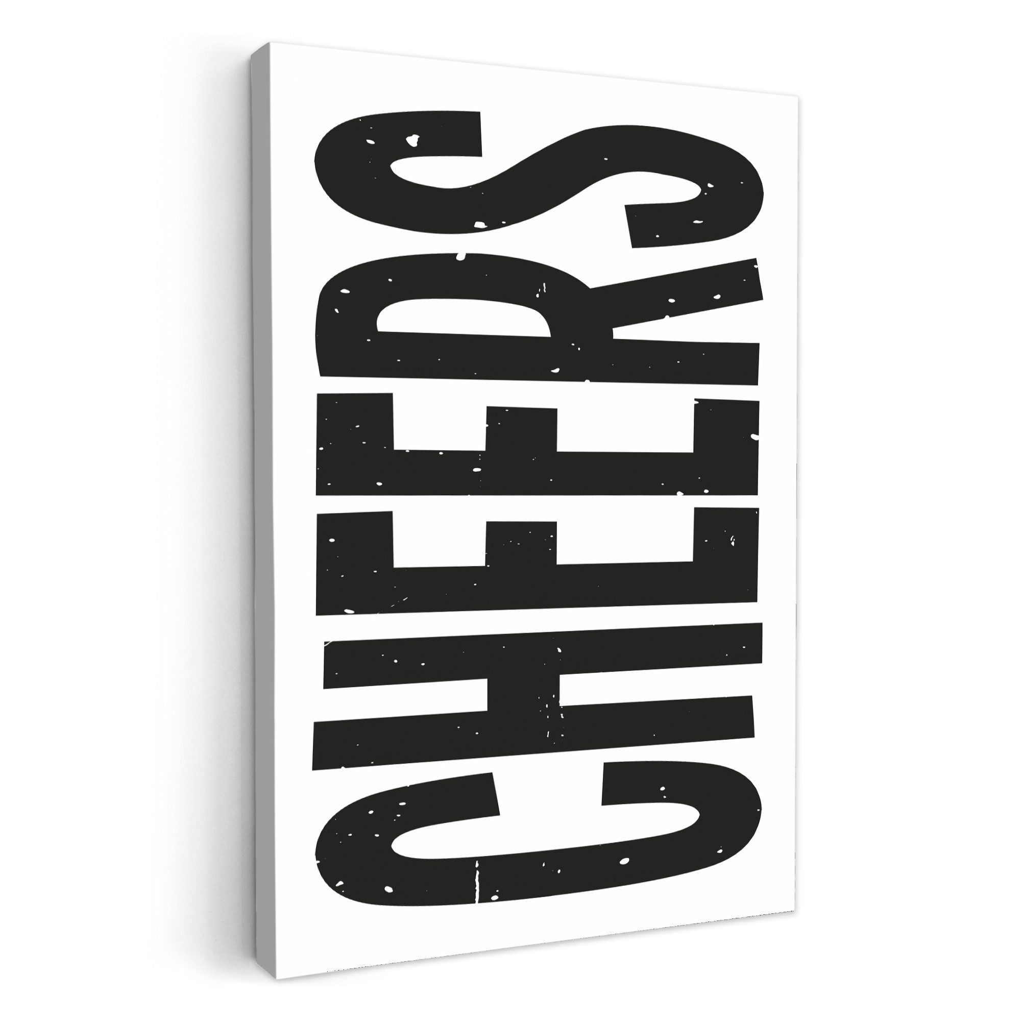 OneMillionCanvasses® Leinwandbild Retro - Prost - günstig online kaufen