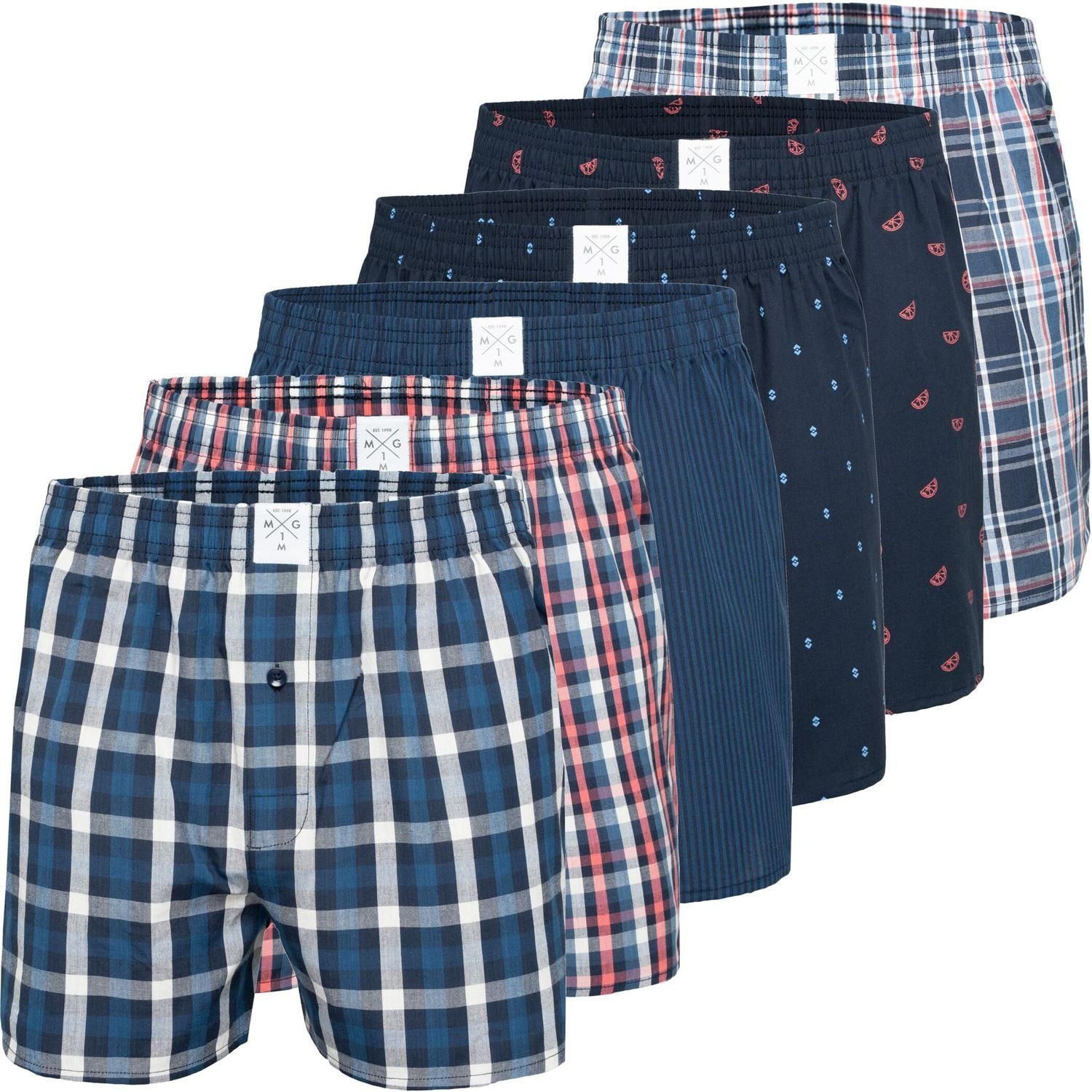 MG-1 Boxershorts 6 er Pack Webboxer günstig online kaufen