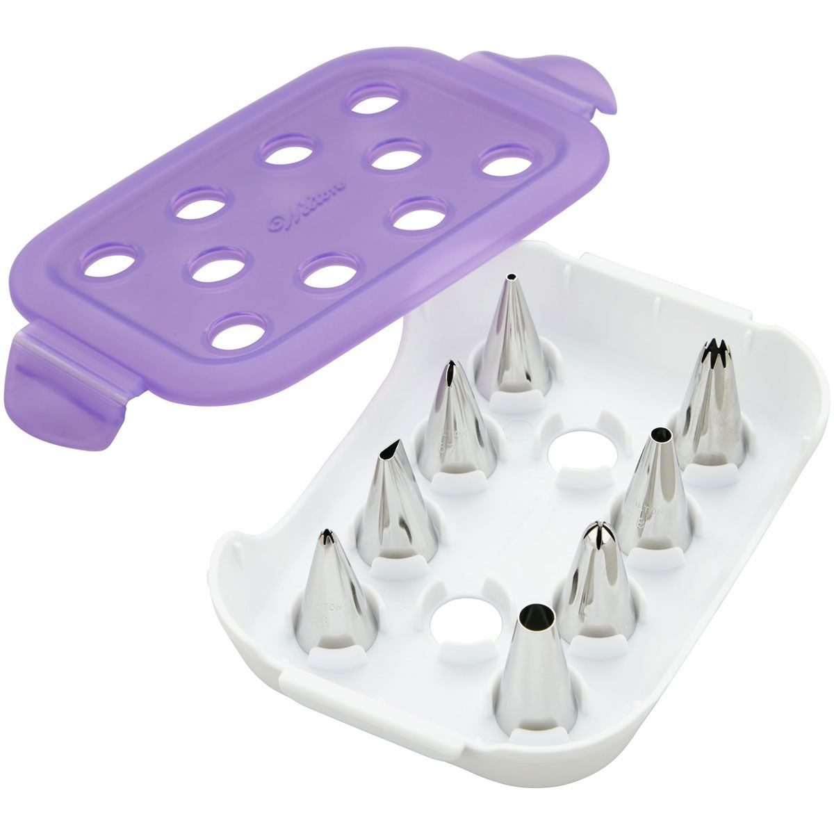 Wilton Spritztüllen Wilton Master Tip - Spritztüllen, Edelstahl, (9-tlg., Wilton Tip), 9 teilig