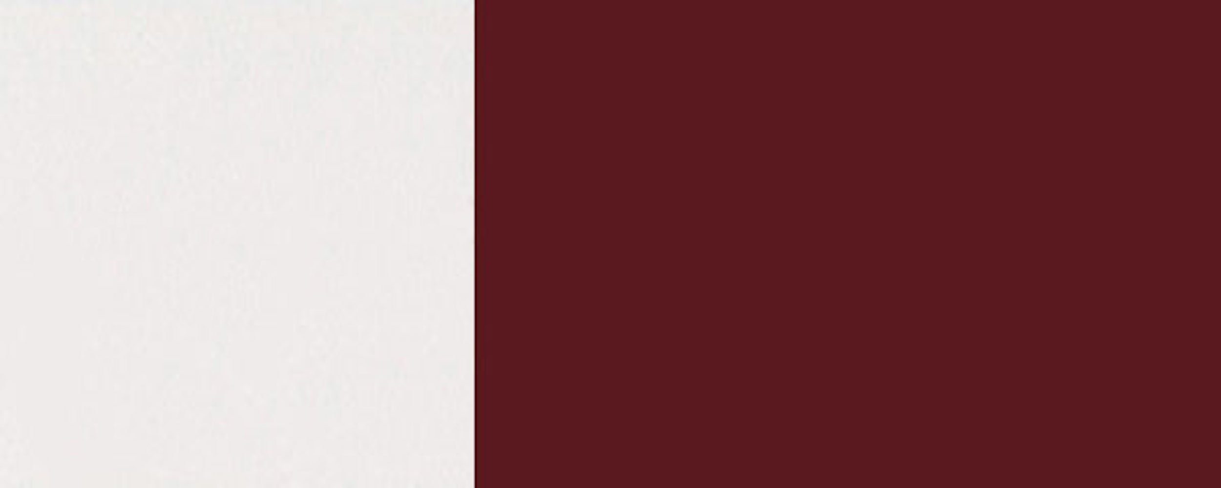 Korpusfarbe Hochglanz Glashängeschrank und RAL 1-türig Ausführung weinrot Feldmann-Wohnen wählbar 50cm (Florence) grifflos Florence 3005 Front-,