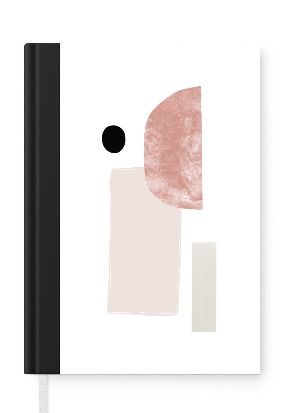 MuchoWow Notizbuch Abstrakt - Pastell - Design, Journal, Merkzettel, Tagebuch, Notizheft, A5, 98 Seiten, Haushaltsbuch