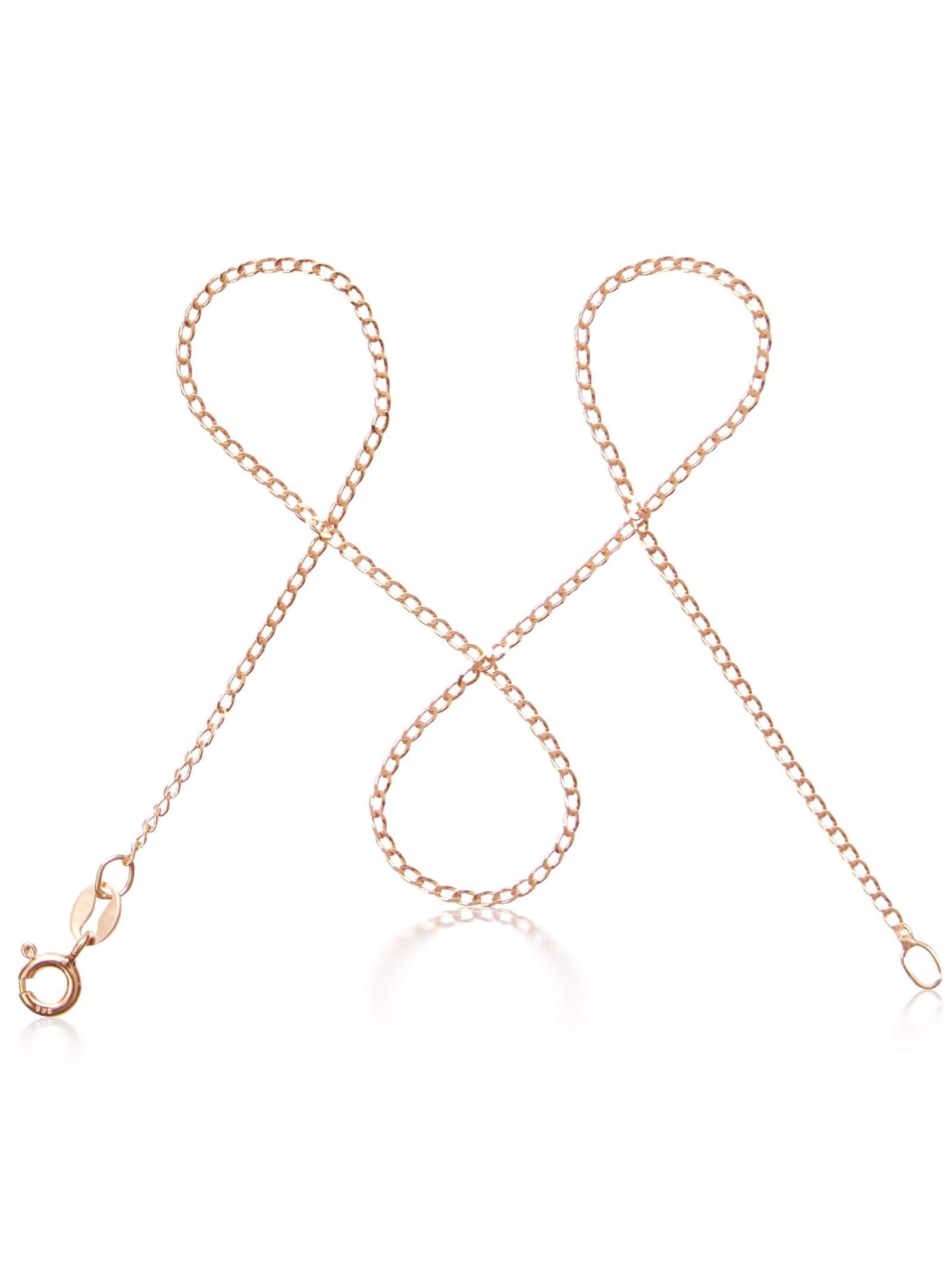 modabilé Panzerkette Halskette SINCERE Rosegold, Damen Halskette 1,3mm 42cm günstig online kaufen