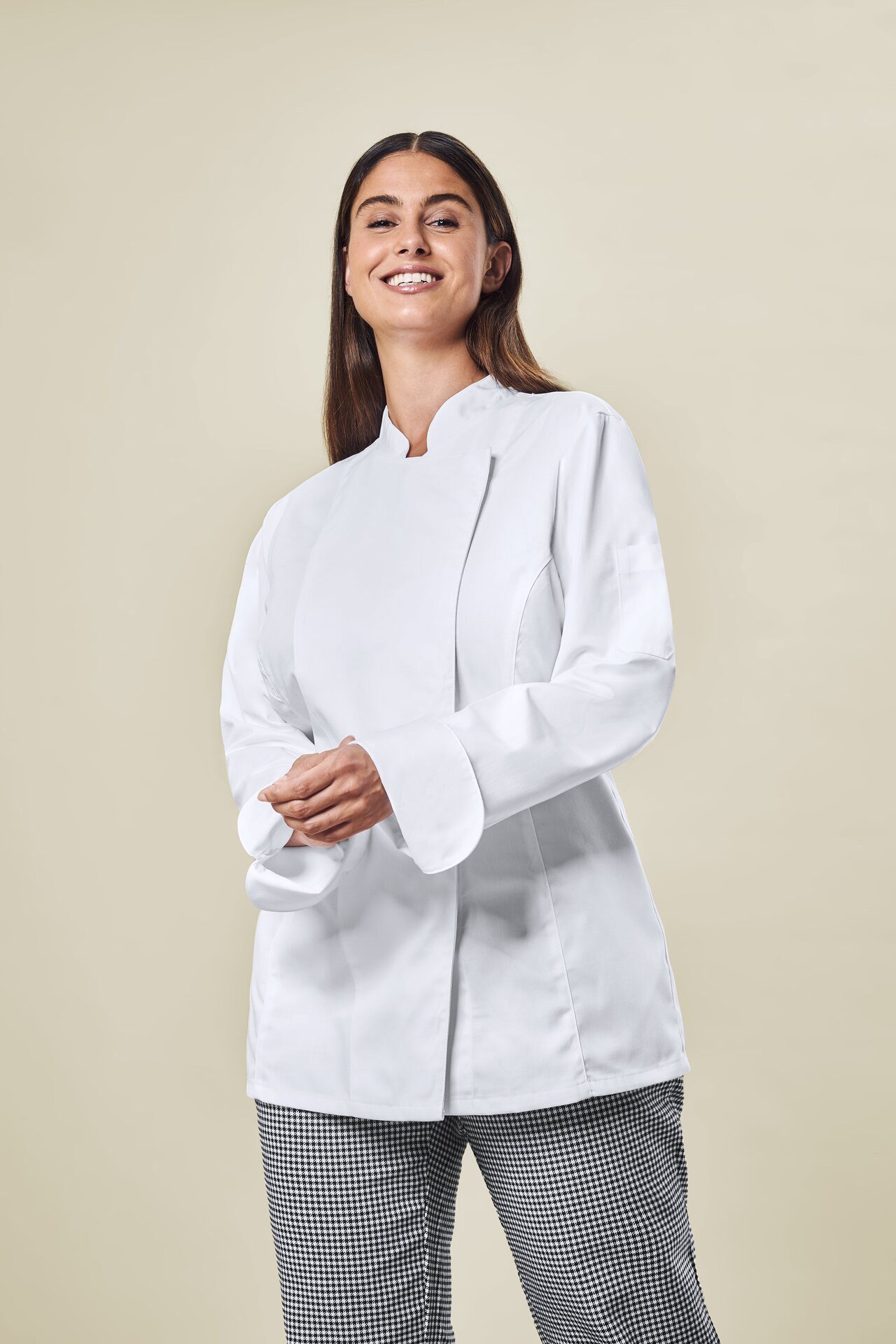 GREIFF Kochjacke Greiff GASTRO MODA Cuisine Damen Kochjacke Regular Fit Weiß 3XL – Bild 3 von 4