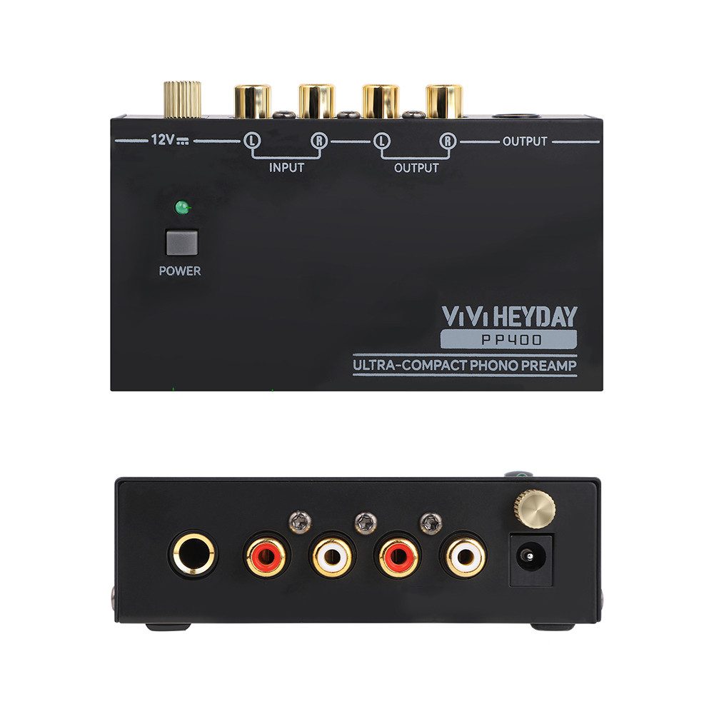 Phono Preamp Vorverstärker für Plattenspieler mit MM-Abtast-Systemen Vorverstärker