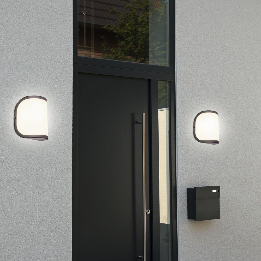 Außenleuchte Außenlampe Leuchtmittel Außen-Wandleuchte, aus inklusive, Eingangsbeleuchtung Wandleuchte etc-shop nicht Garten