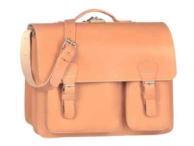 Ruitertassen Aktentasche »Classic Satchel«, 40 cm Lehrertasche mit 2 Fächern, auch als Rucksack zu tragen, dickes rustikales Leder