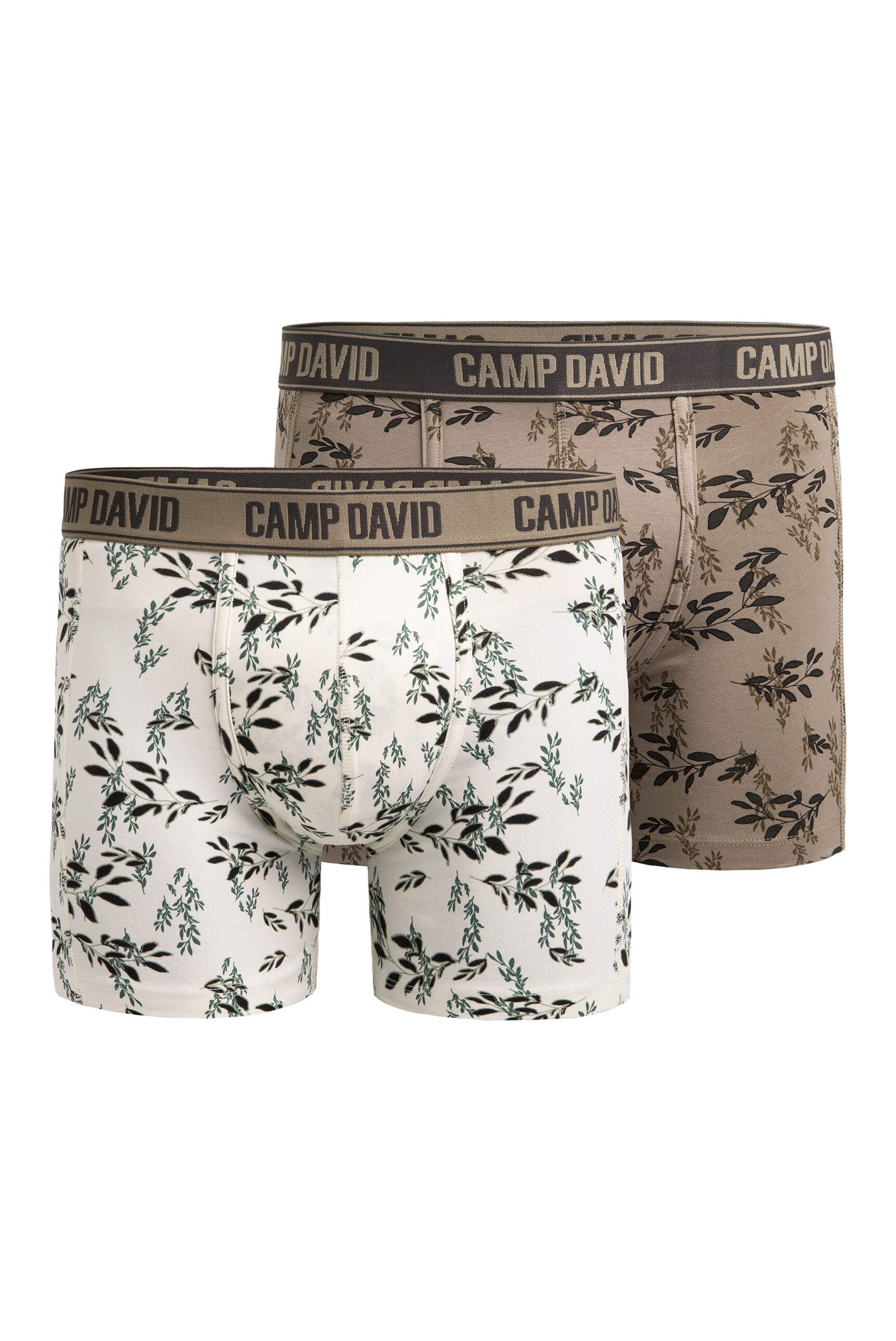 CAMP DAVID Boxershorts Set: (2-St) mit All Over Print