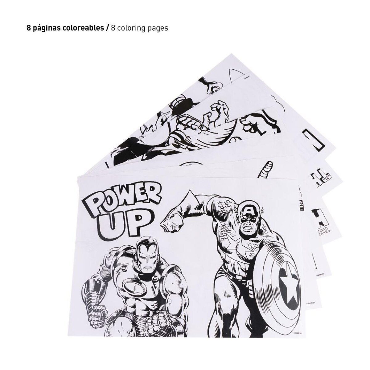 MARVEL Kreativset Marvel Farbset für Kinder Mal- & Bastelspaß im praktischen Format