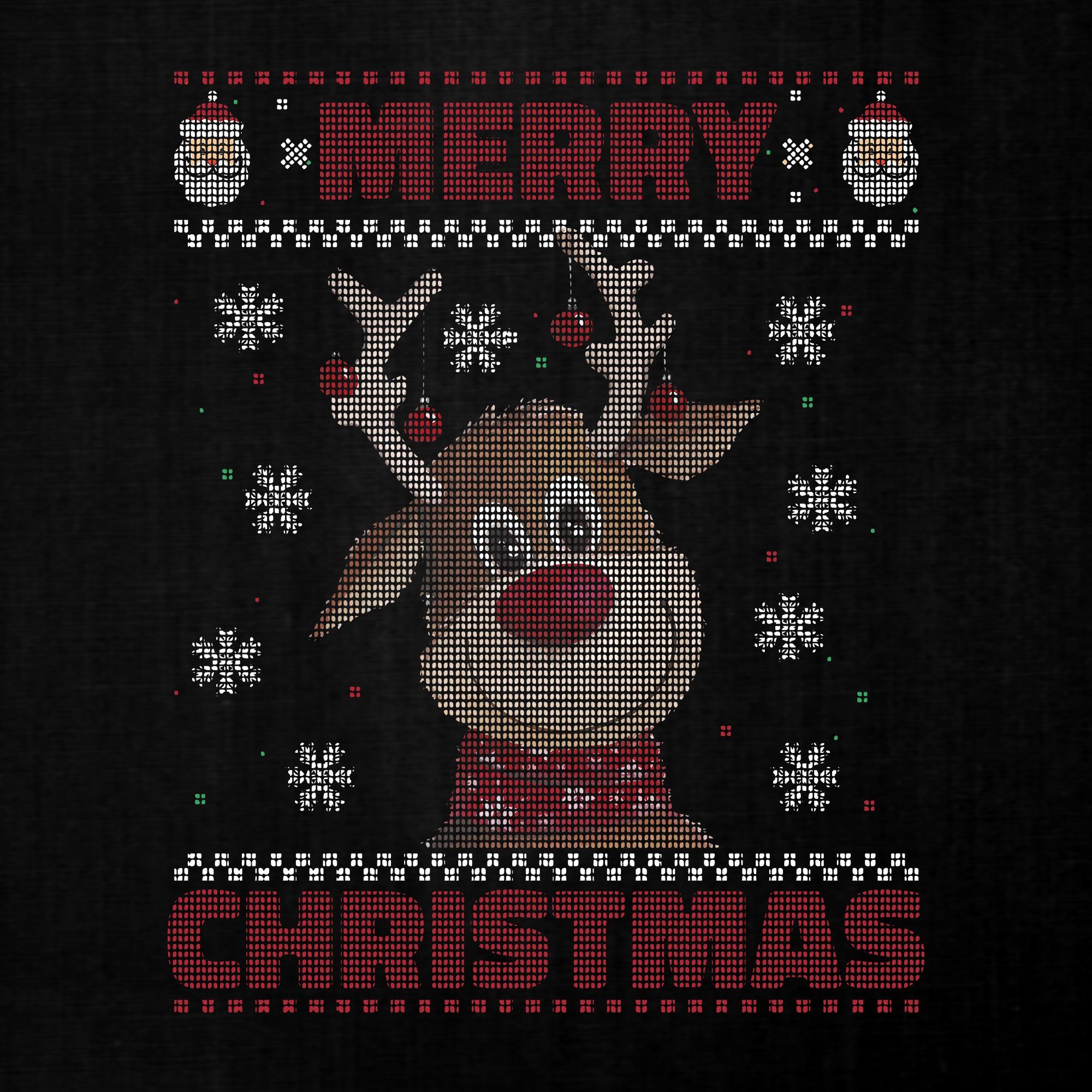 (1-tlg) Rentier Ugly Kurzarmshirt Merry süßes Formatee Christmas Reh Quattro Christmas
