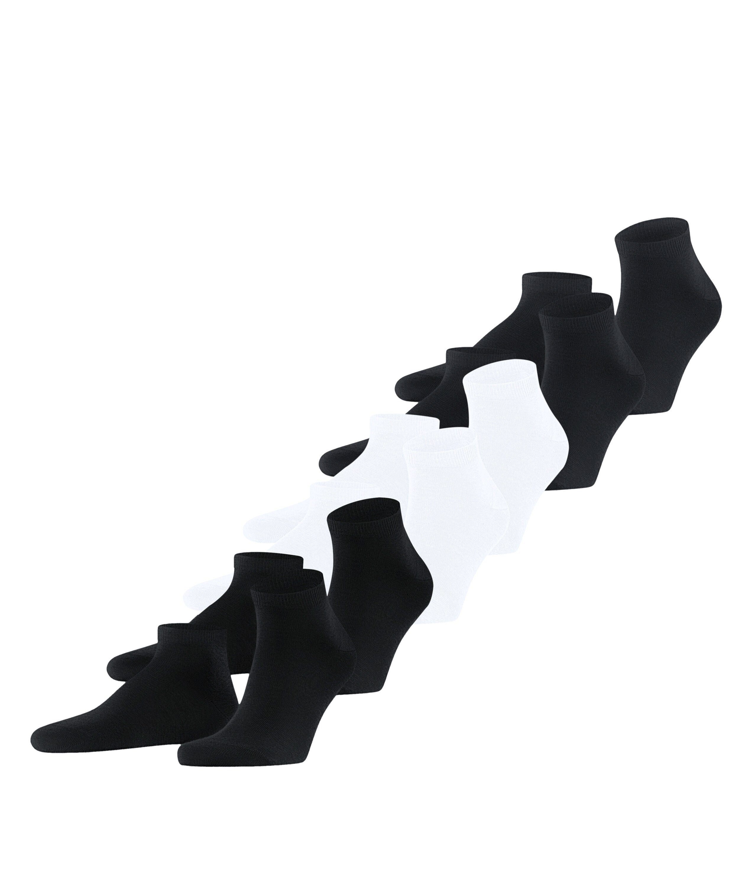 FALKE Sneakersocken Happy 6-Pack (6-Paar) Set aus 6 Paar Baumwollsneakern sortiment (0030)