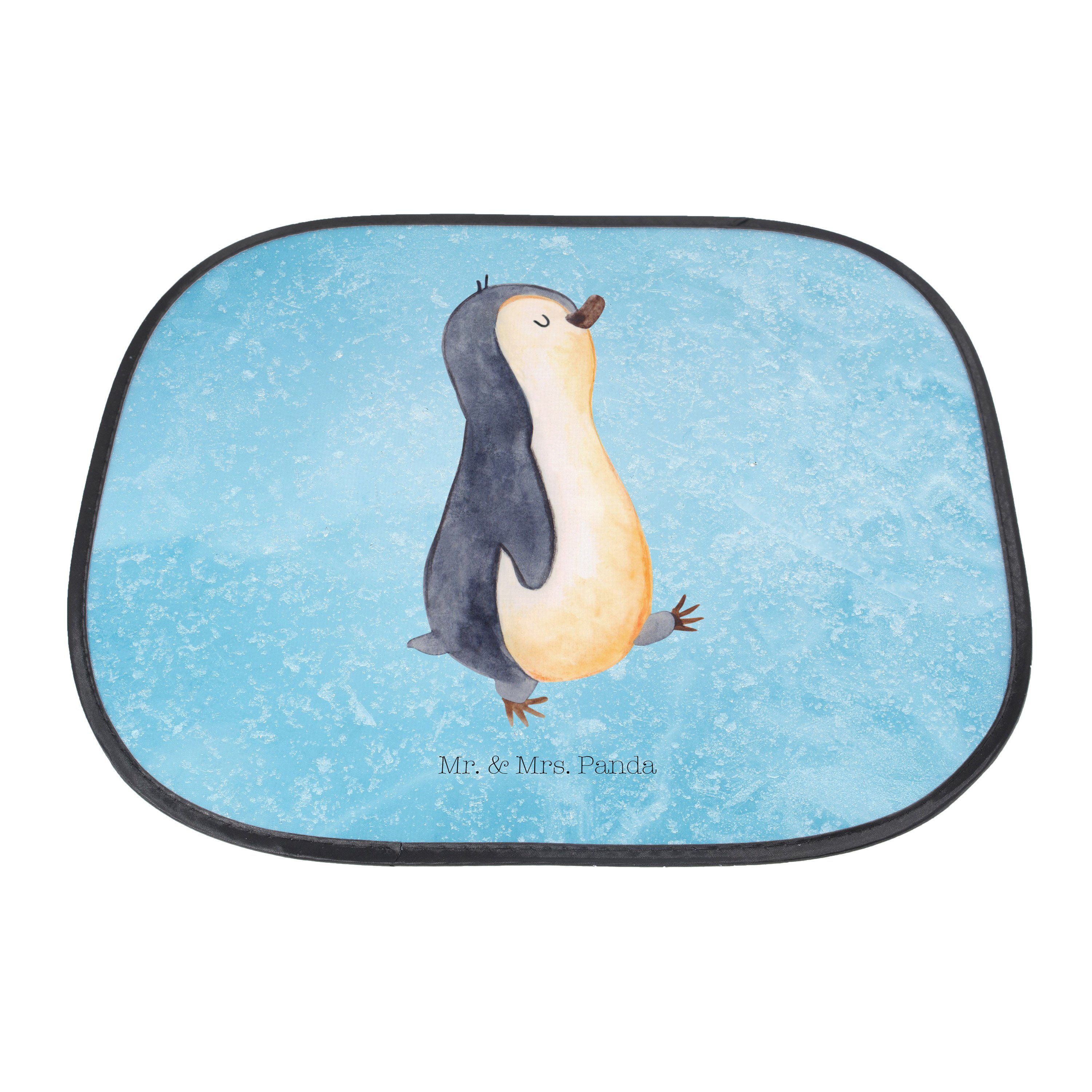 Sonnenschutz Eisblau Sonnenschutz Sonne, Kinder, Seidenmatt Pinguin marschierend - Geschenk, Mr. Mrs. Panda, & -