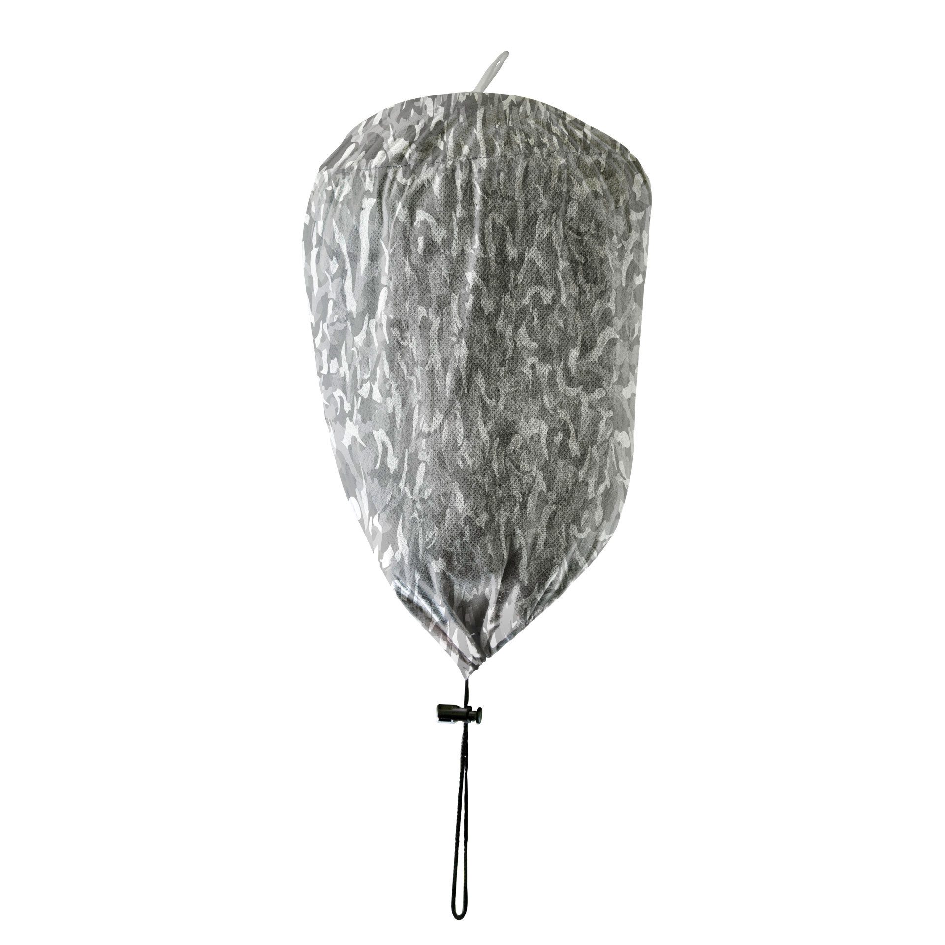 Windhager Wespennestattrappe Wespenvertreiber aus Vliesstoff, langlebiger und beständiger Wespenschutz, individuell befüllbar, grau