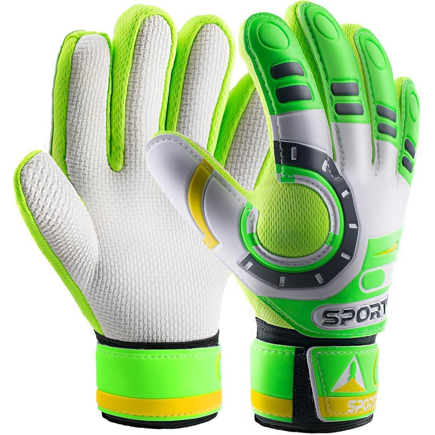 LuxusKollektion Torwarthandschuhe Torwarthandschuhe Kinder Jugendliche Fußball Schutz Astronaut-green 5