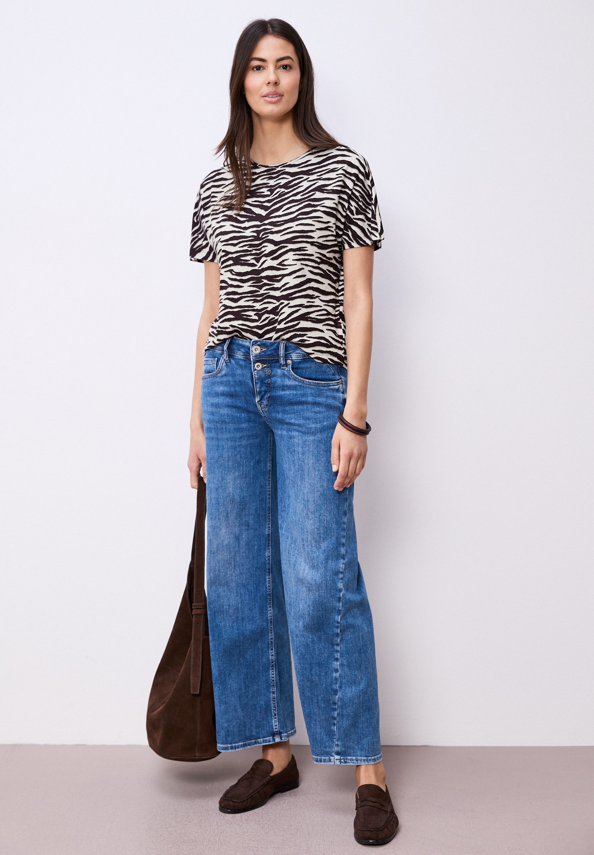 STREET ONE T-Shirt mit Zebra Print – Bild 3 von 5