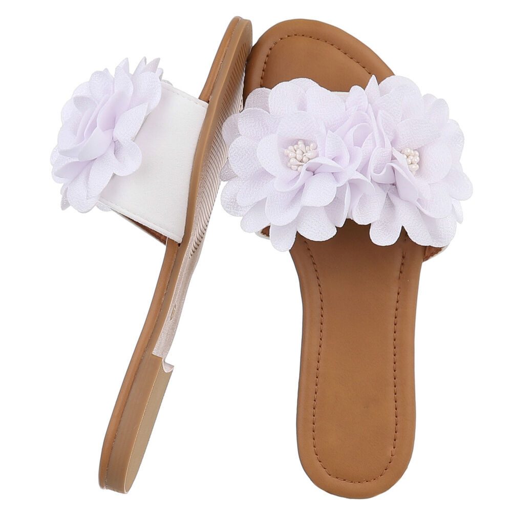 Ital-Design Modische Sandalen mit Blumenakzent, ideal günstig online kaufen