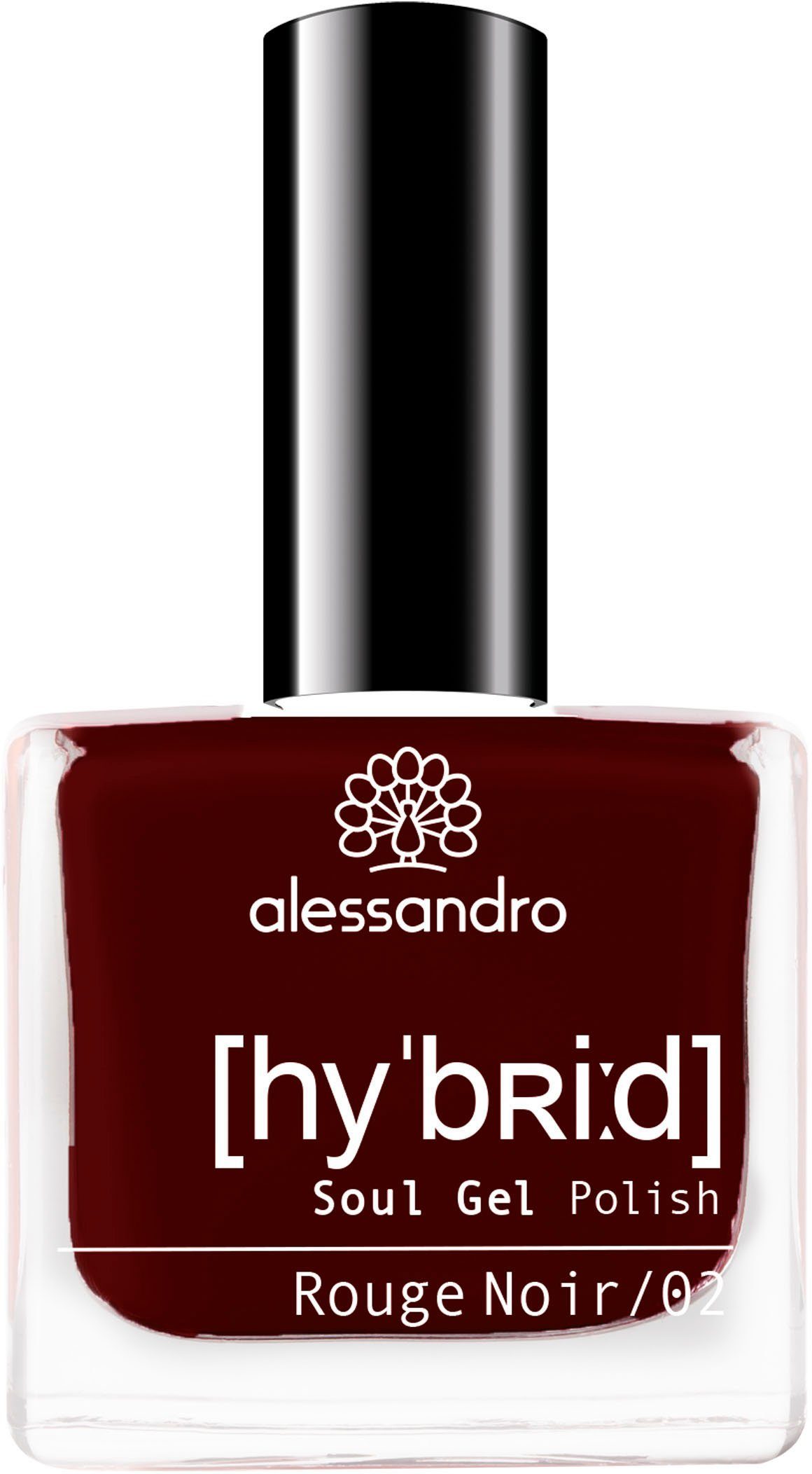 alessandro international HYBRID Nagellack 3-tlg. NOIR, SET ME ALE ROUGE TRY