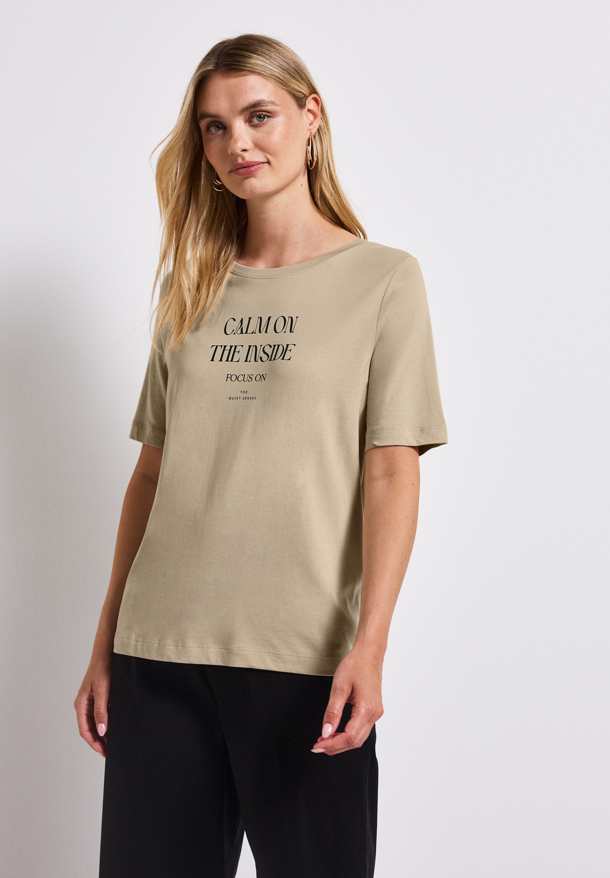 STREET ONE Print-Shirt im soften Baumwoll-Mix