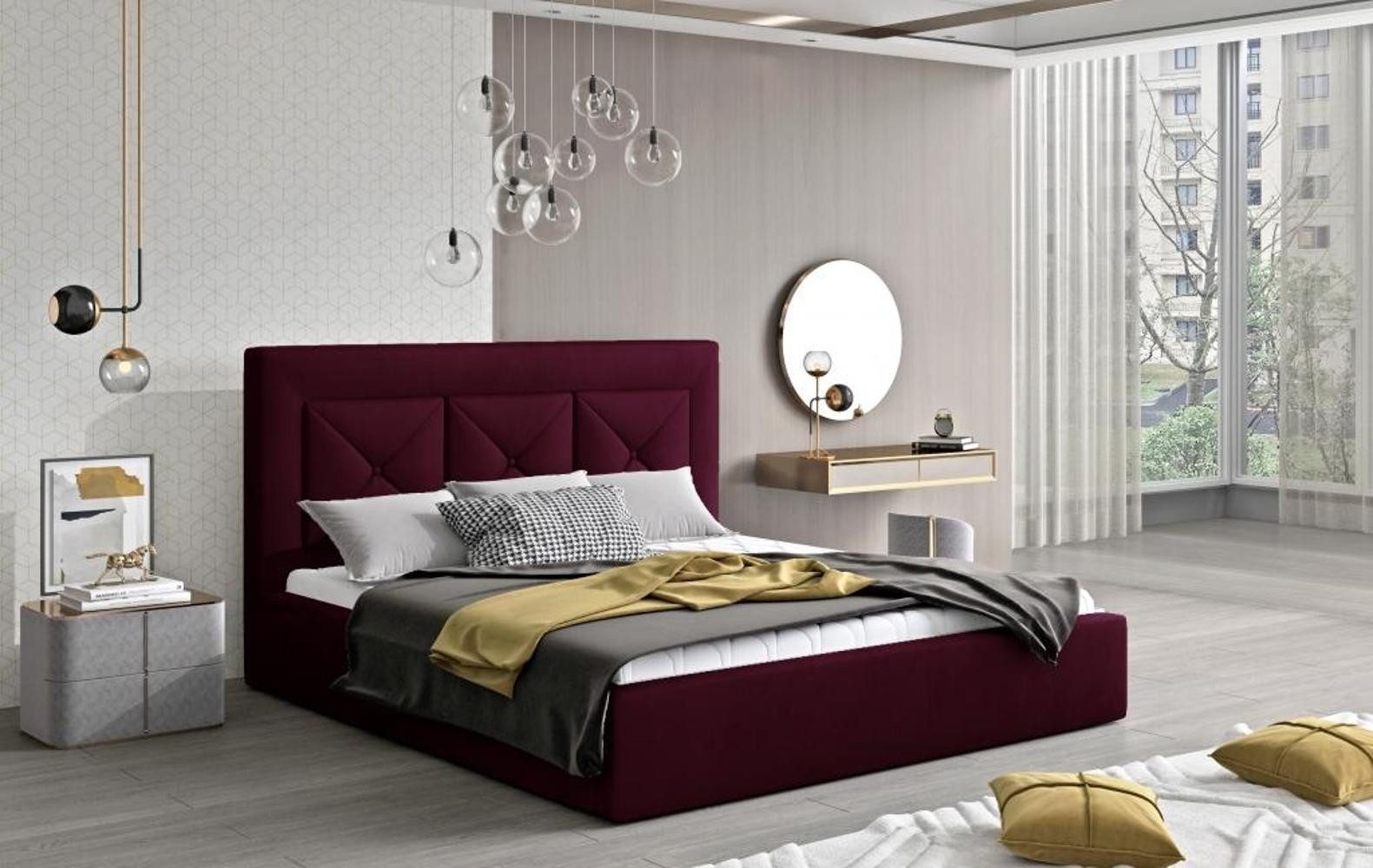 Xlmoebel Bett Klassisches Doppelbett aus Holz im modernen Stil – Hotelbett 200x200cm, Hergestellt in Europa