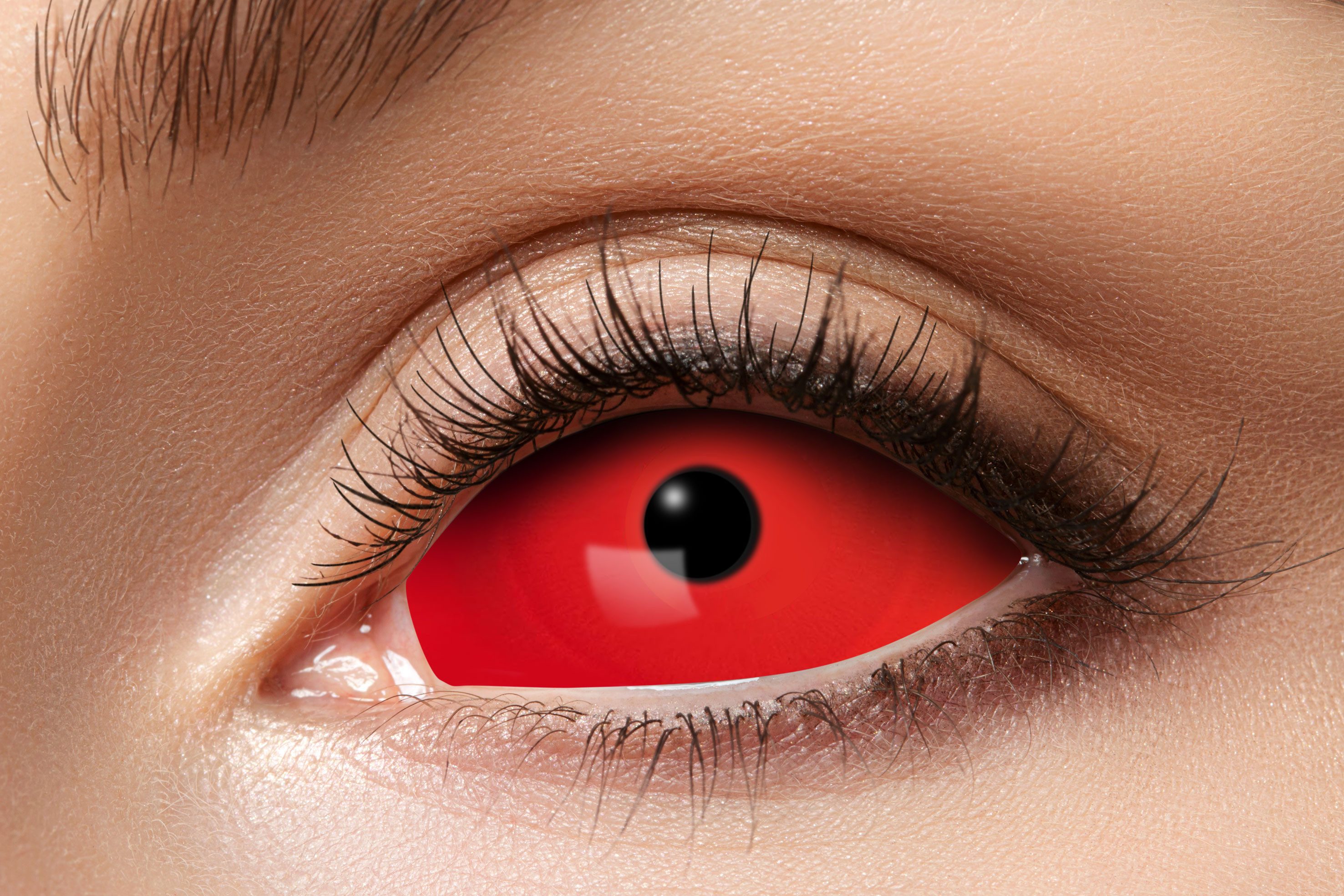 Couchcenter Farblinsen Kontaktlinsen Linsen Auge Sclera 6 Monate 22mm 3 Farben Halloween