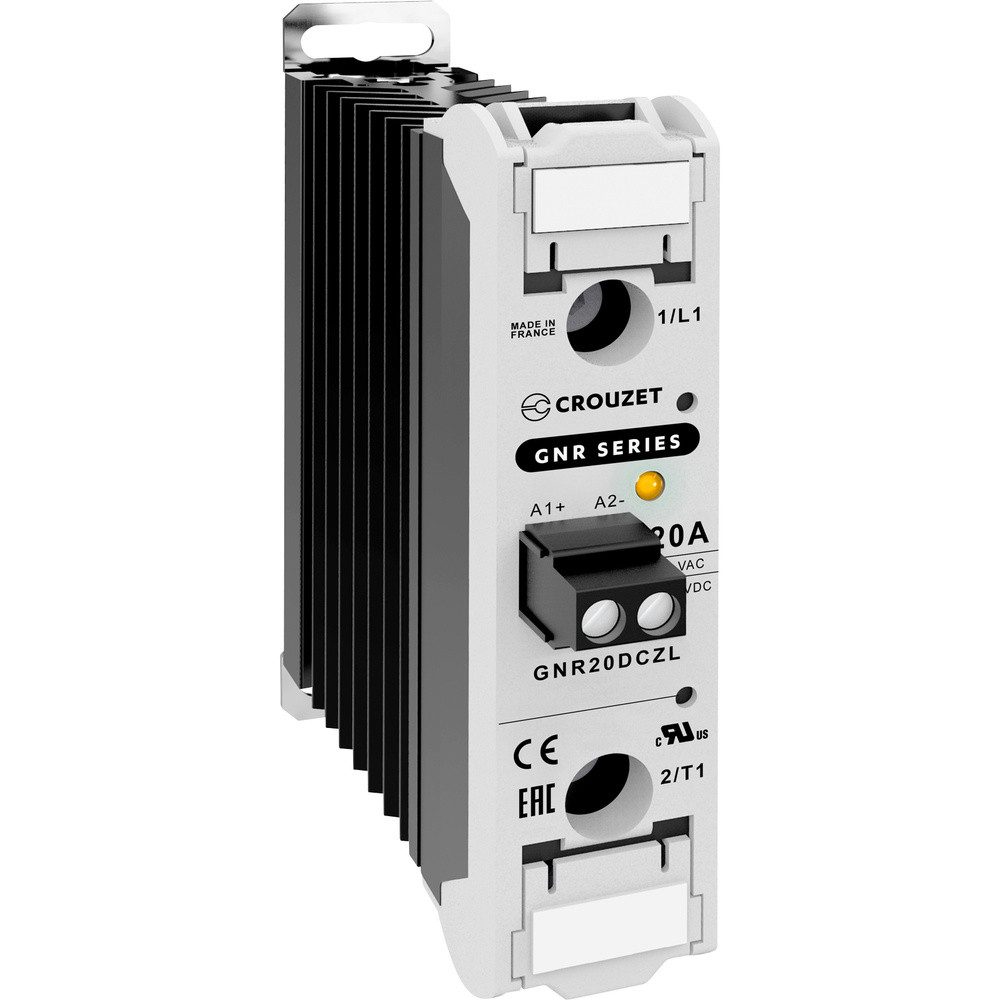 Zeitrelais Crouzet Halbleiterrelais GNR20DCZL 20 A Schaltspannung (max): 280 V/A