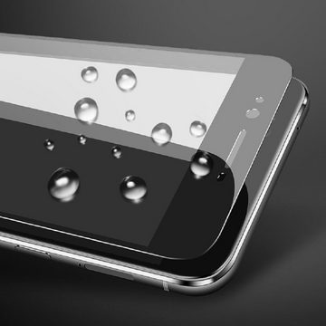 cofi1453 Smartphone-Hülle [2 Stück] 5D Full Screen Displayschutzfolie Schutz Glas kompatibel mit Curved Panzer Folie Vollständig Klebend und Abdeckung