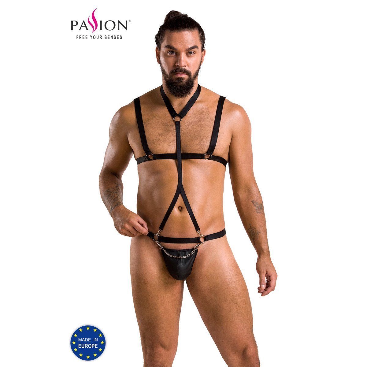 Passion Menswear Body PM black Set - ANDREW 039 (L/XL,S/M,XXL)