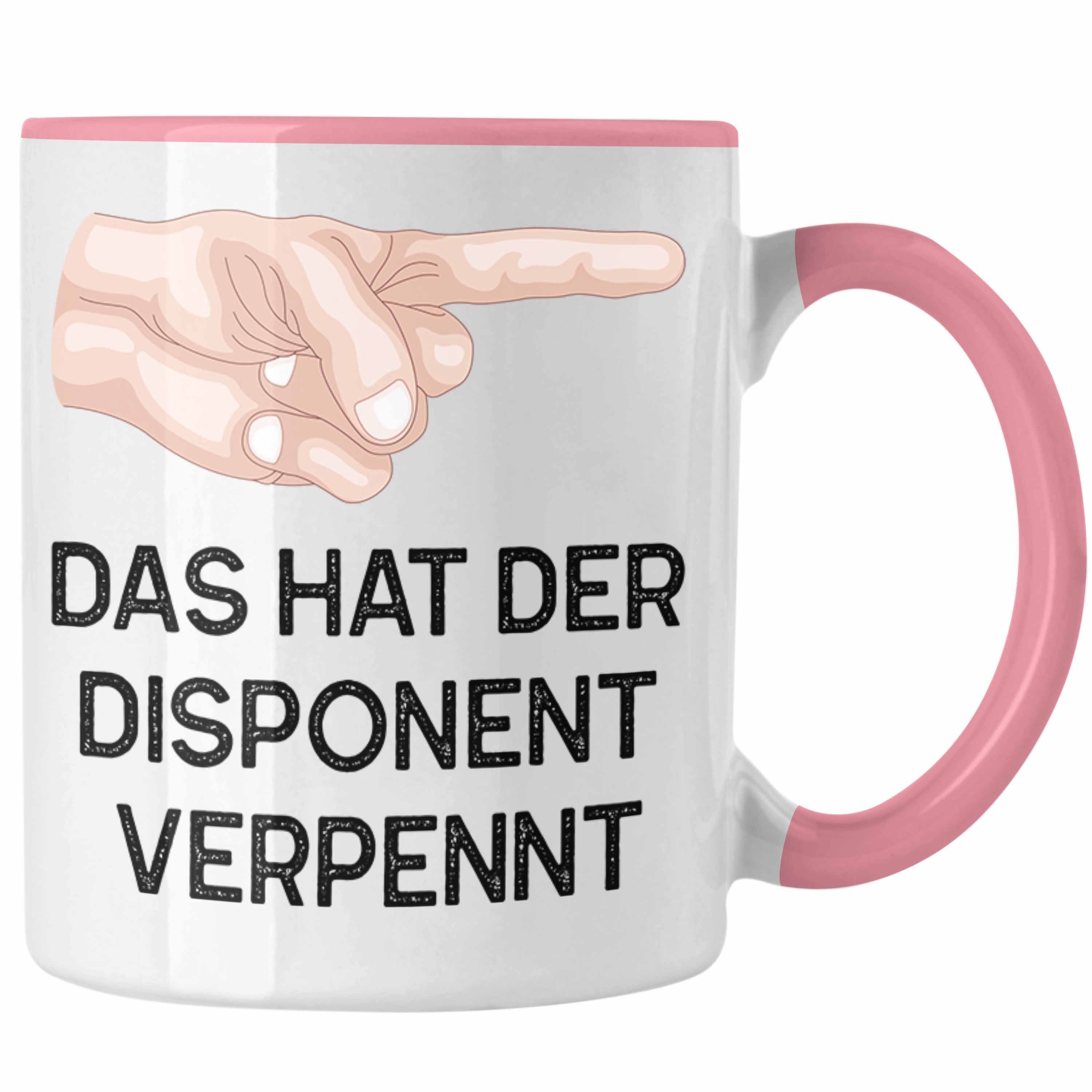 Trendation Tasse Das Tasse Verpennt LKW Disponent Der Fernfahrer Rosa Hat Geschenk La Fahrer