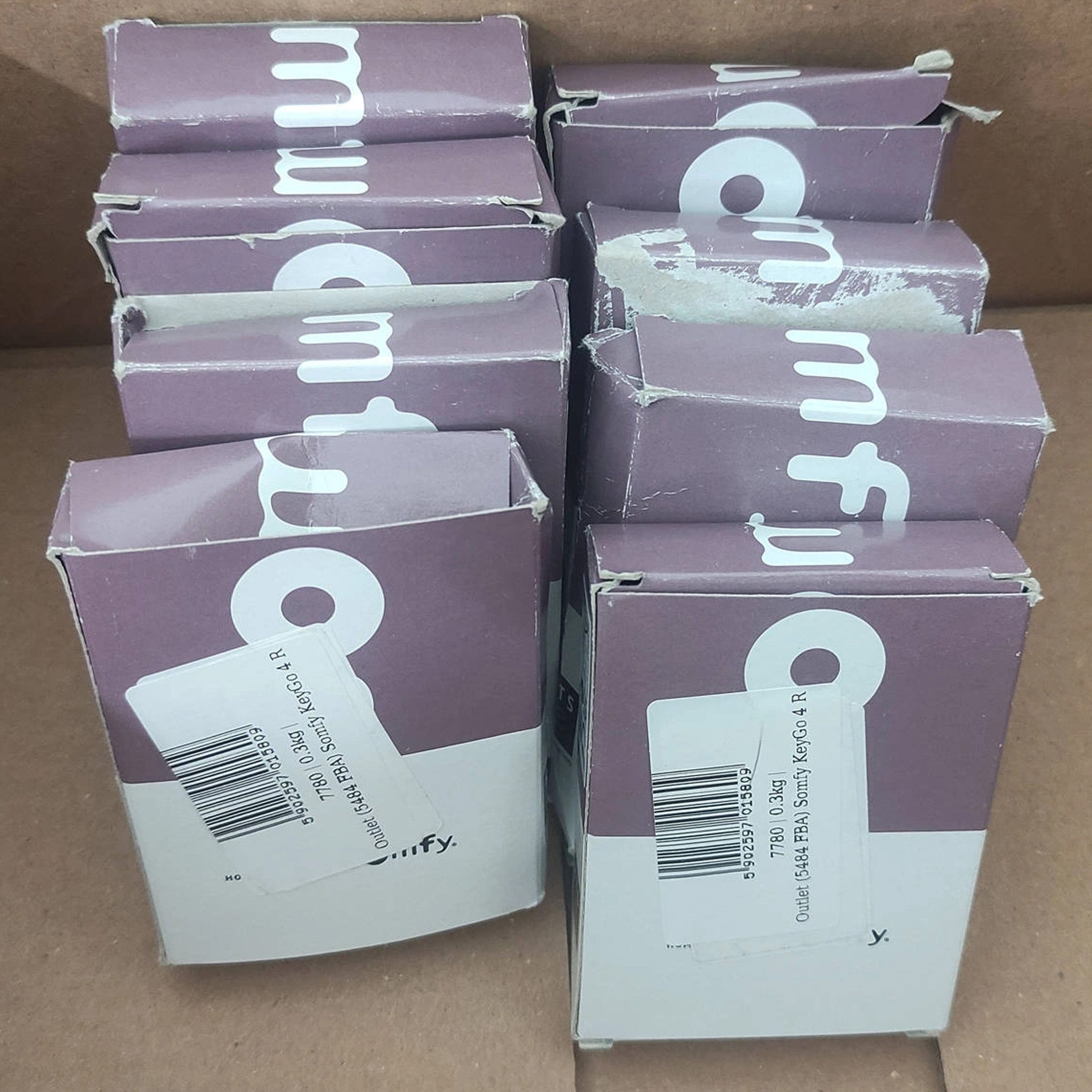 Somfy Garagentor-Funkempfänger OUTLET Somfy KeyGo - 4 Kanal Mini Funkhandsender Toröffner, 1-tlg.
