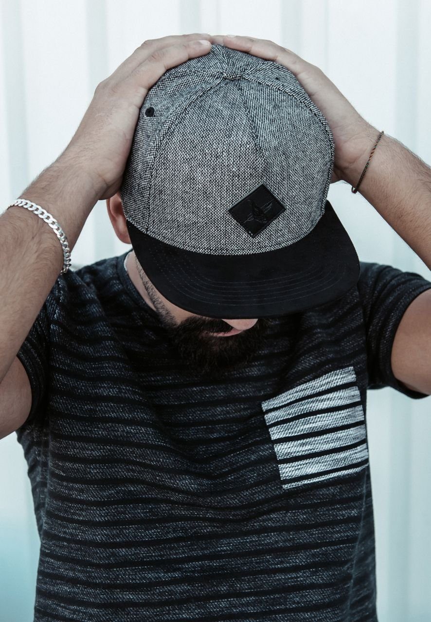 Blackskies Snapback Cap Blissing Snapback Cap - Tweed-Suede