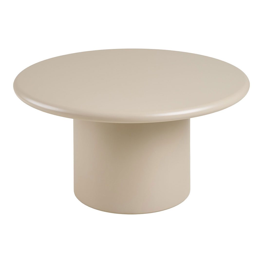 ebuy24 Couchtisch Nagano Couchtisch Ø80cm sandfarben. günstig online kaufen