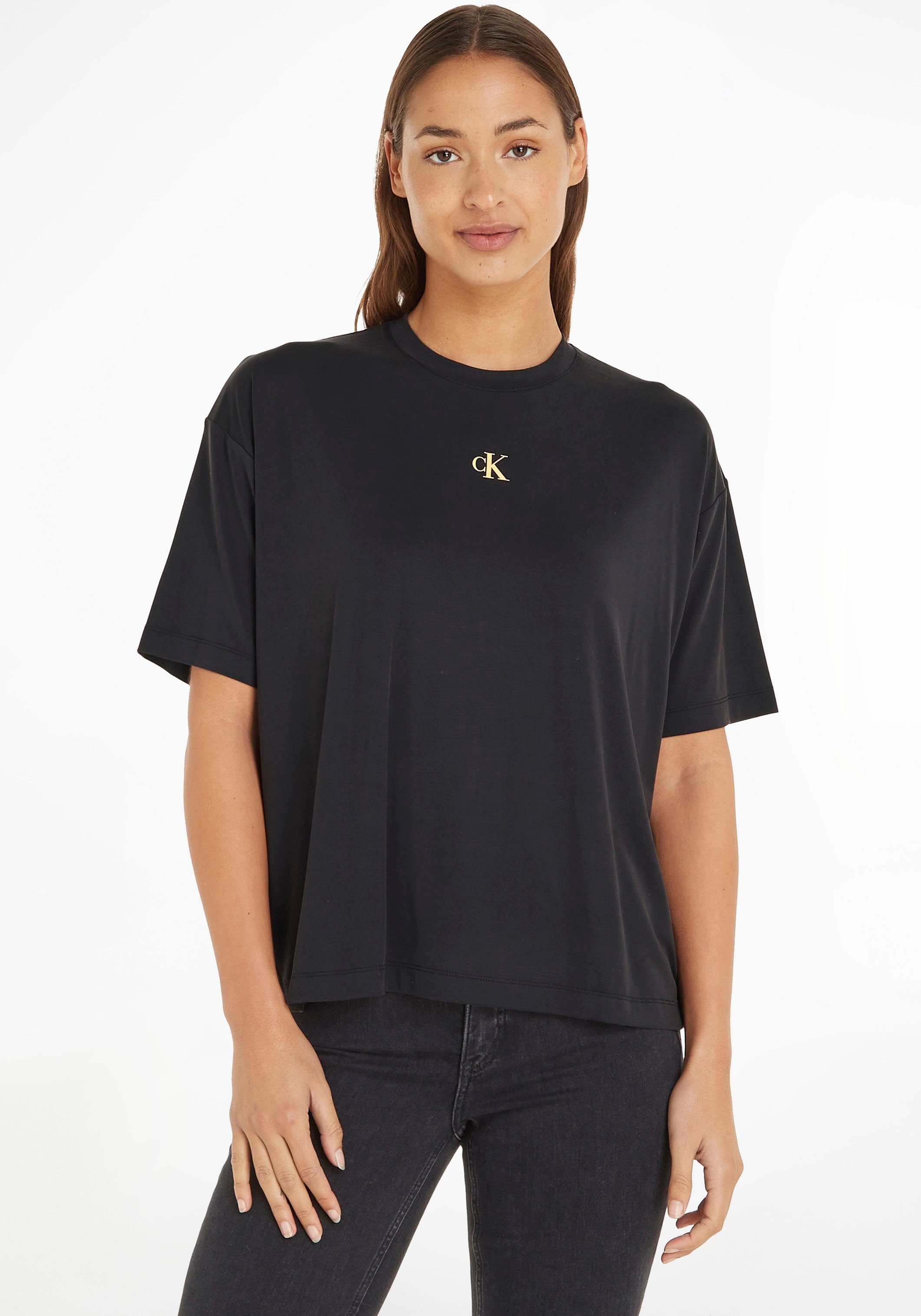 Calvin Klein Jeans T-Shirt BACK LOGO MODAL BOYFRIEND TEE | T-Shirts