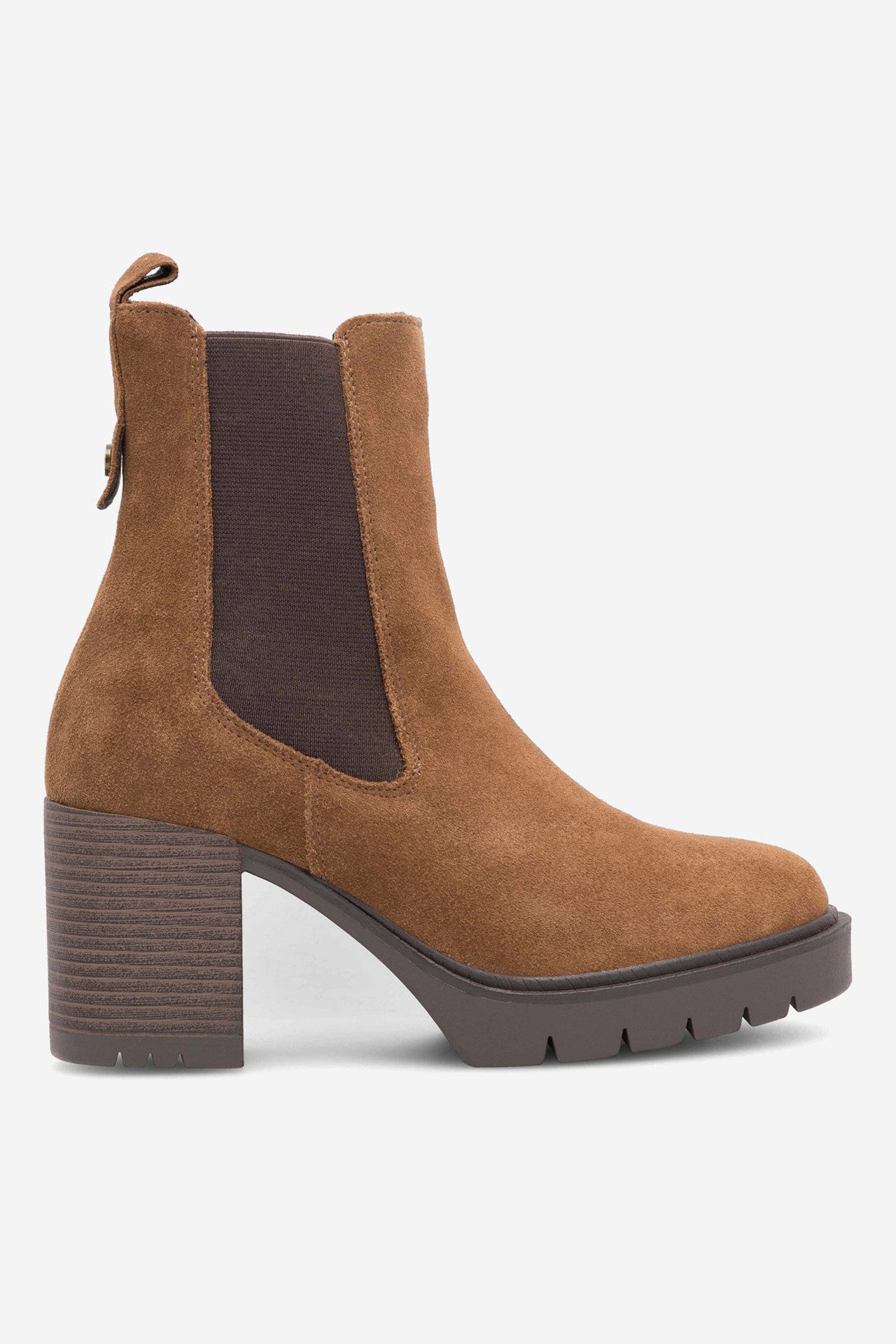 LASOCKI Lasocki Damen Stiefeletten Braun Wildleder Blockabsatz 7,5 cm Stiefel