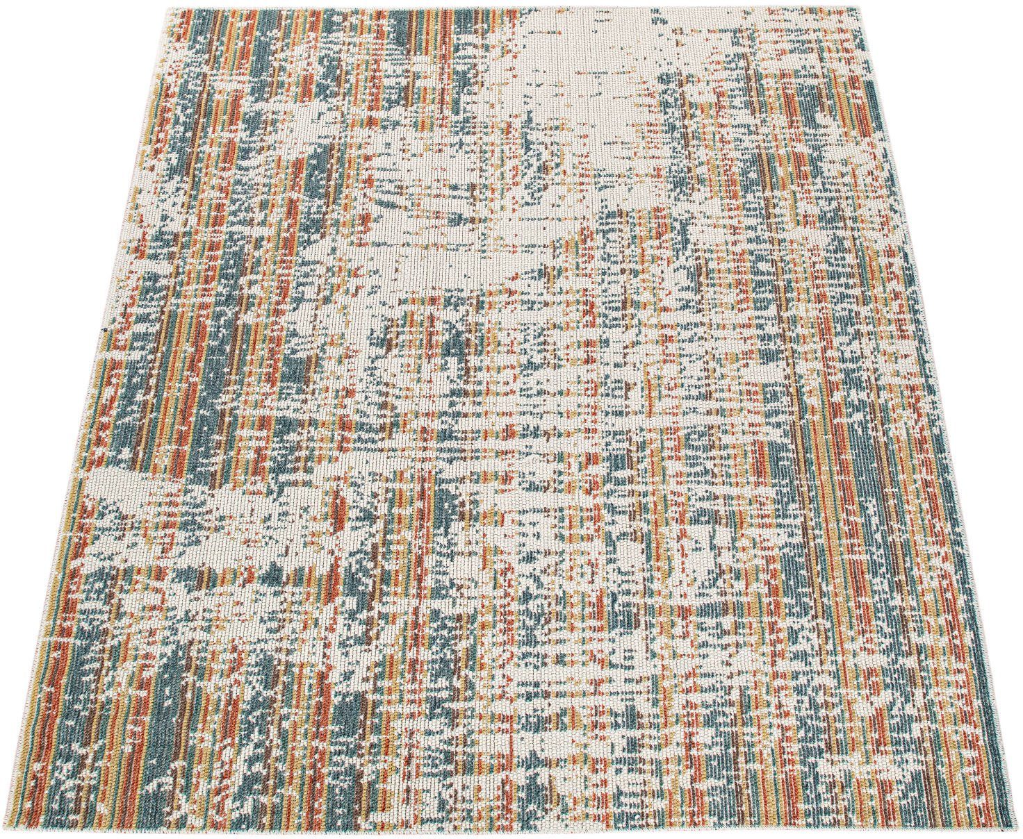 Teppich Murcia Flachgewebe, rechteckig, geeignet Home, Outdoor 366, und Design, Paco Höhe: gestreift, 4 mm, In- Vintage