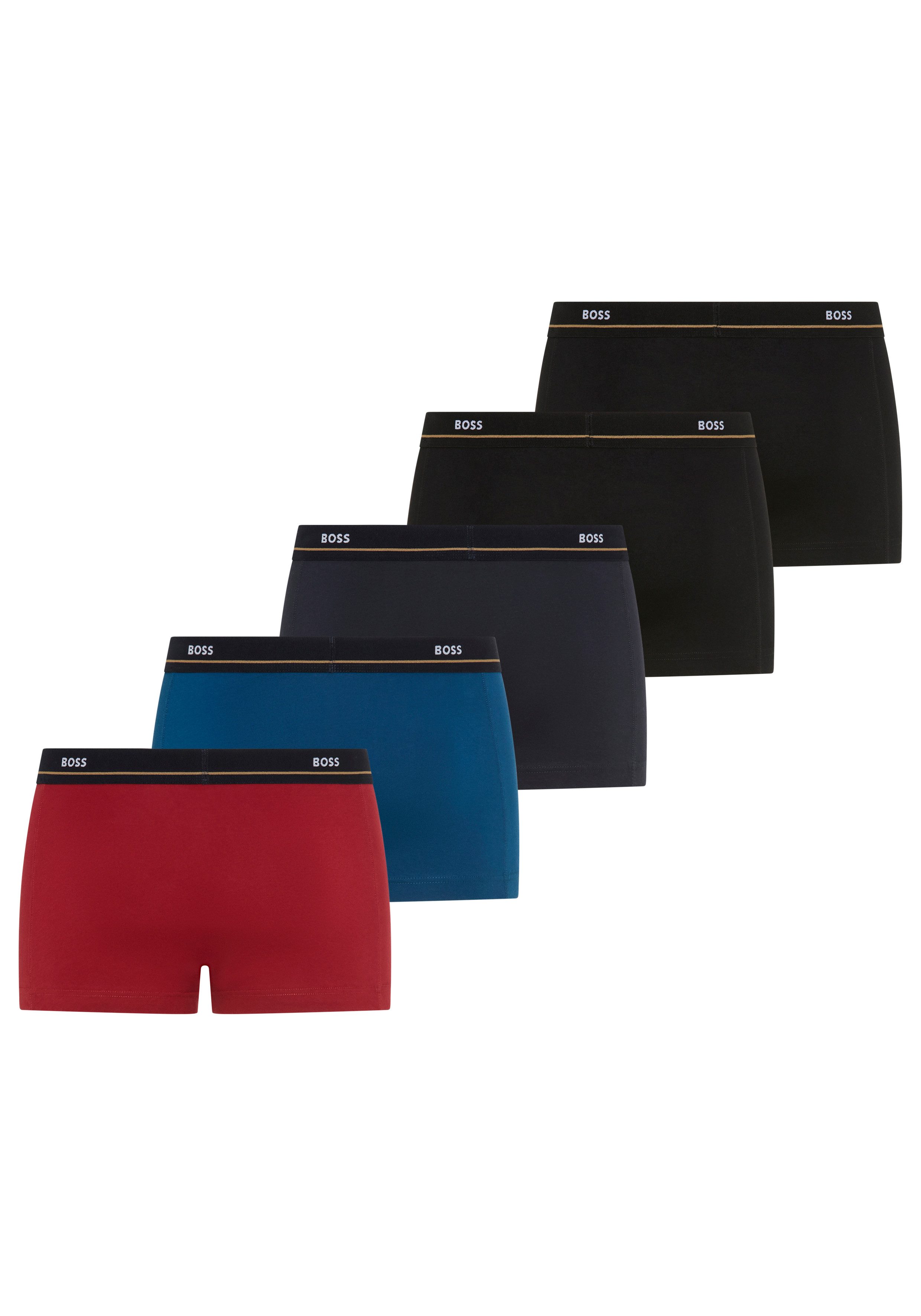 BOSS Trunk Trunk 5P Essential (Packung, 5-St., 5er) mit elastischem Bund