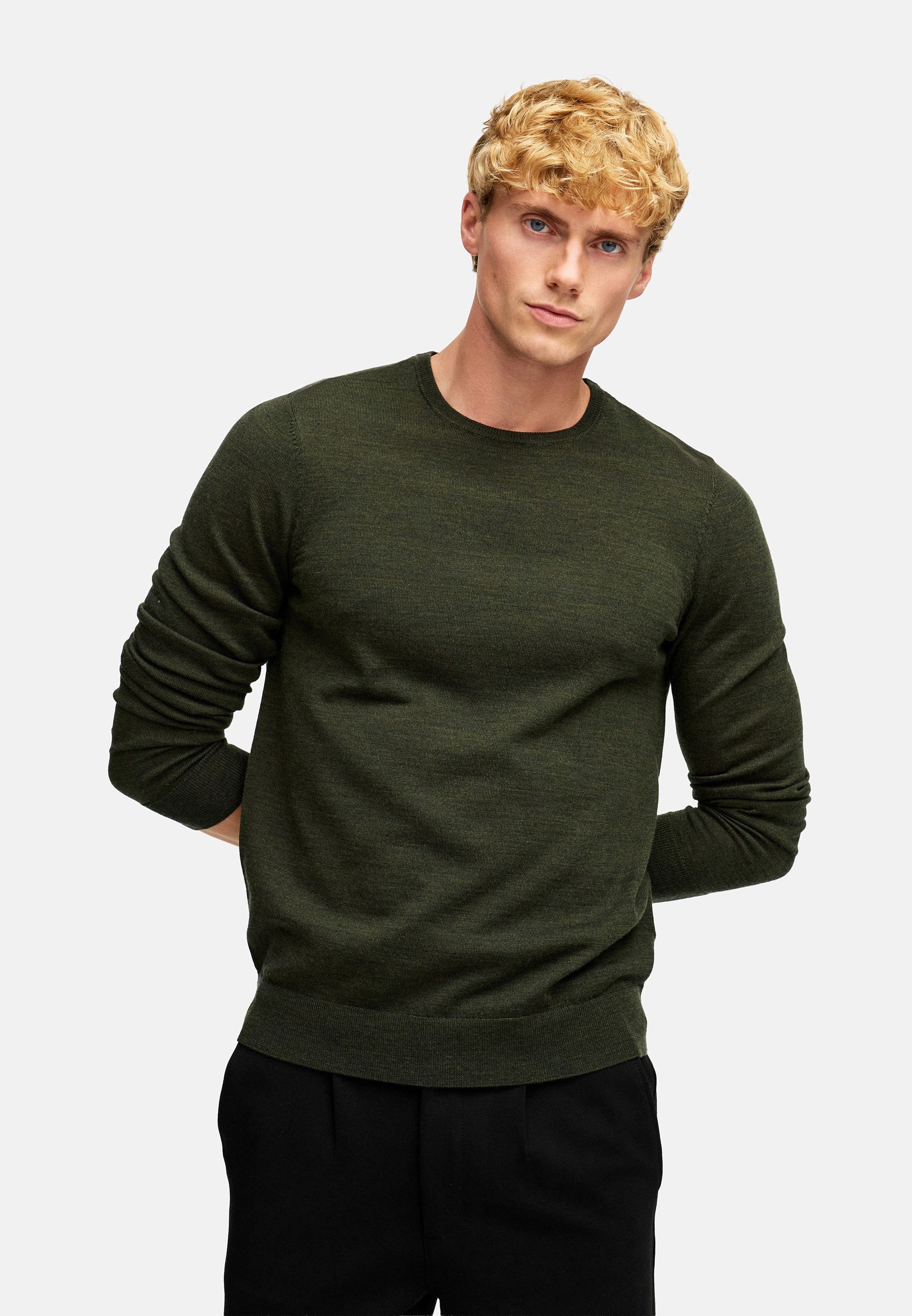 Kronstadt Rundhalspullover Herren KSJohannes Вязаные свитера Herrenpullover