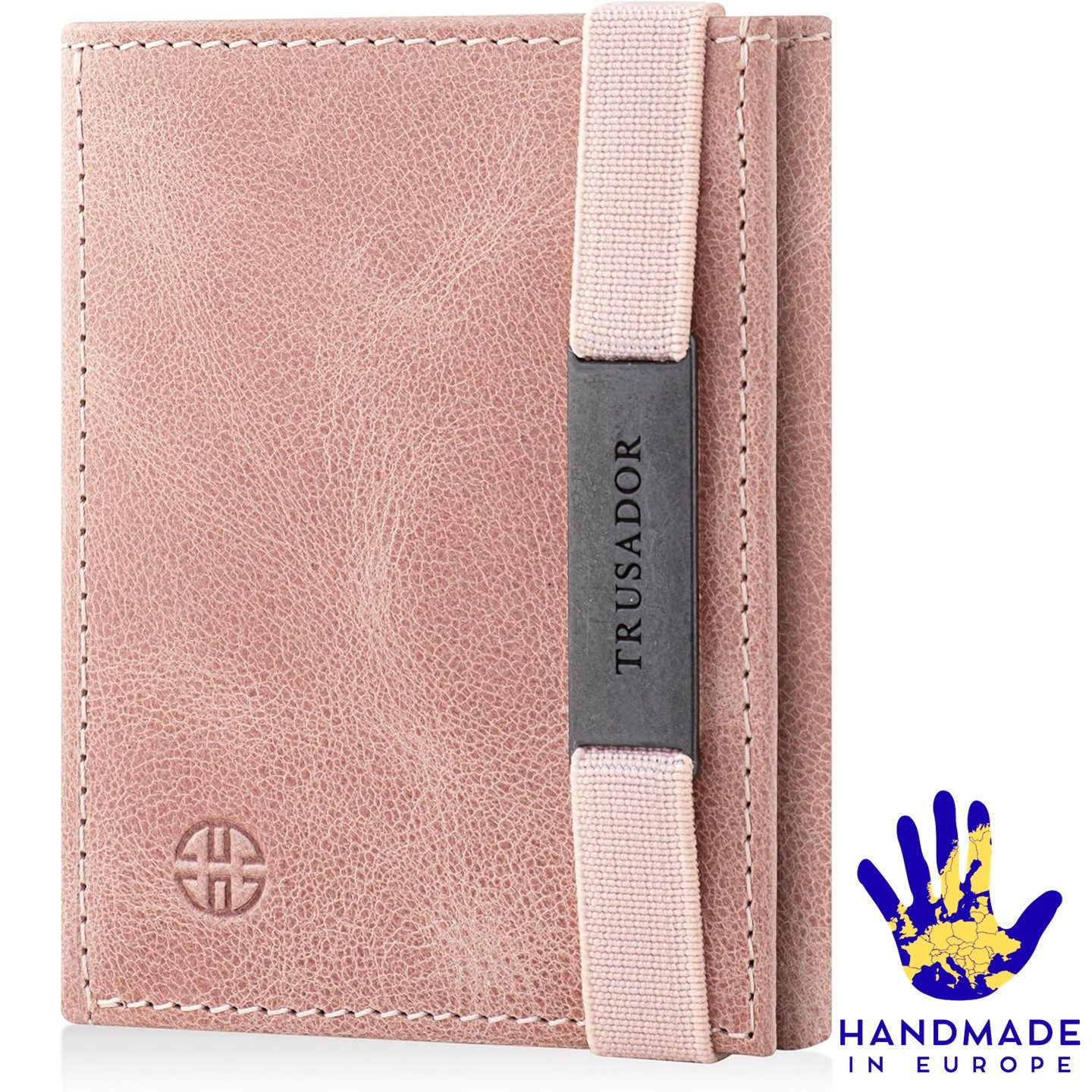 Trusador Geldbörse 'Marseille' - Edles Leder Wallet mit kleinem Spiegel (Ha günstig online kaufen