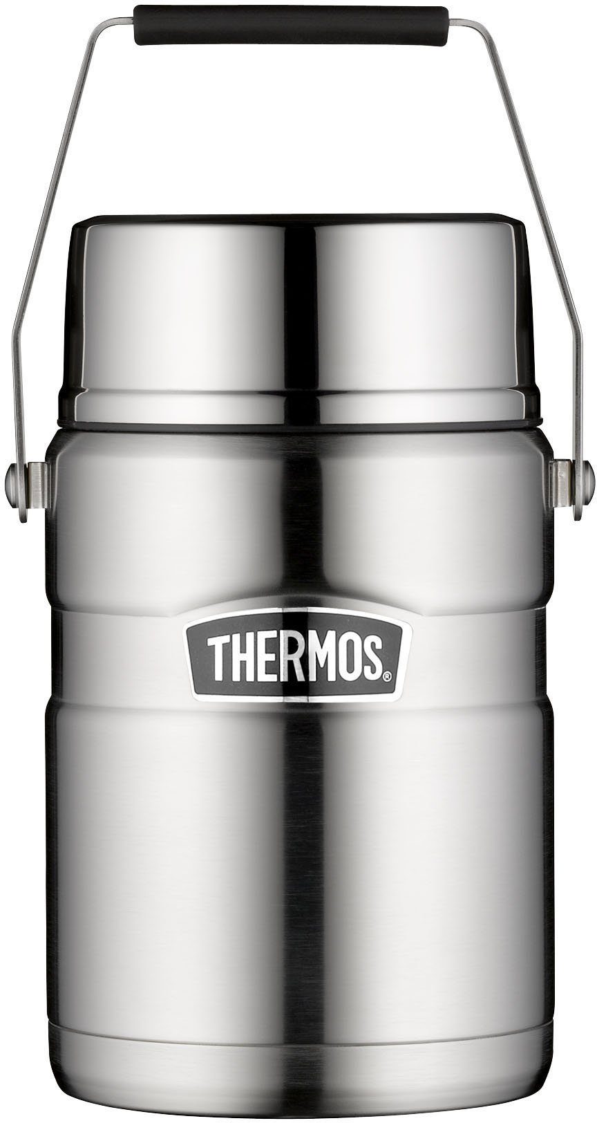 Thermobehälter King, THERMOS Edelstahl, 1,2 Liter (1-tlg), Stainless