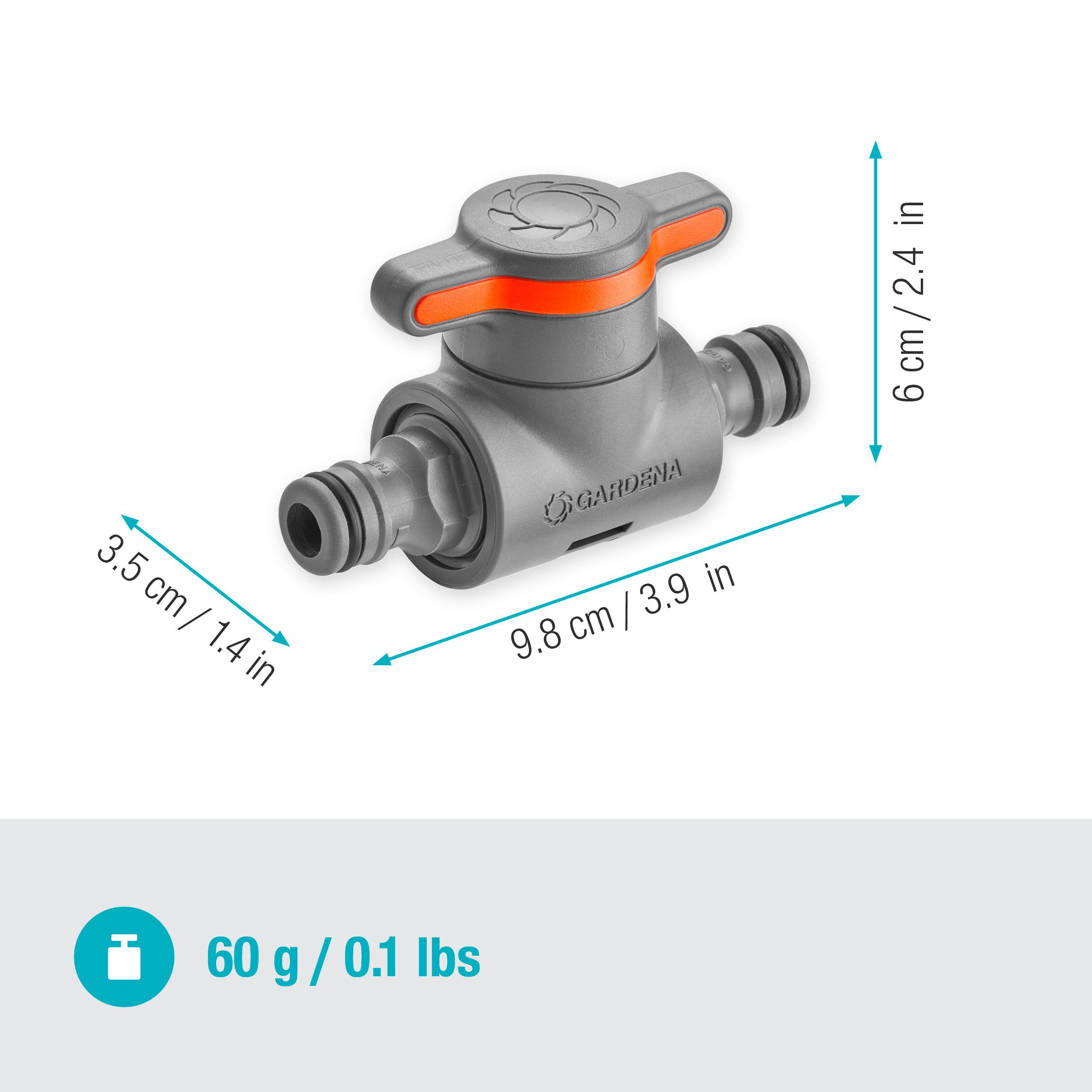 GARDENA Bewässerungssystem GARDENA Kupplung mit Regulierventil: Flexibilität & Wasserdurchfluss