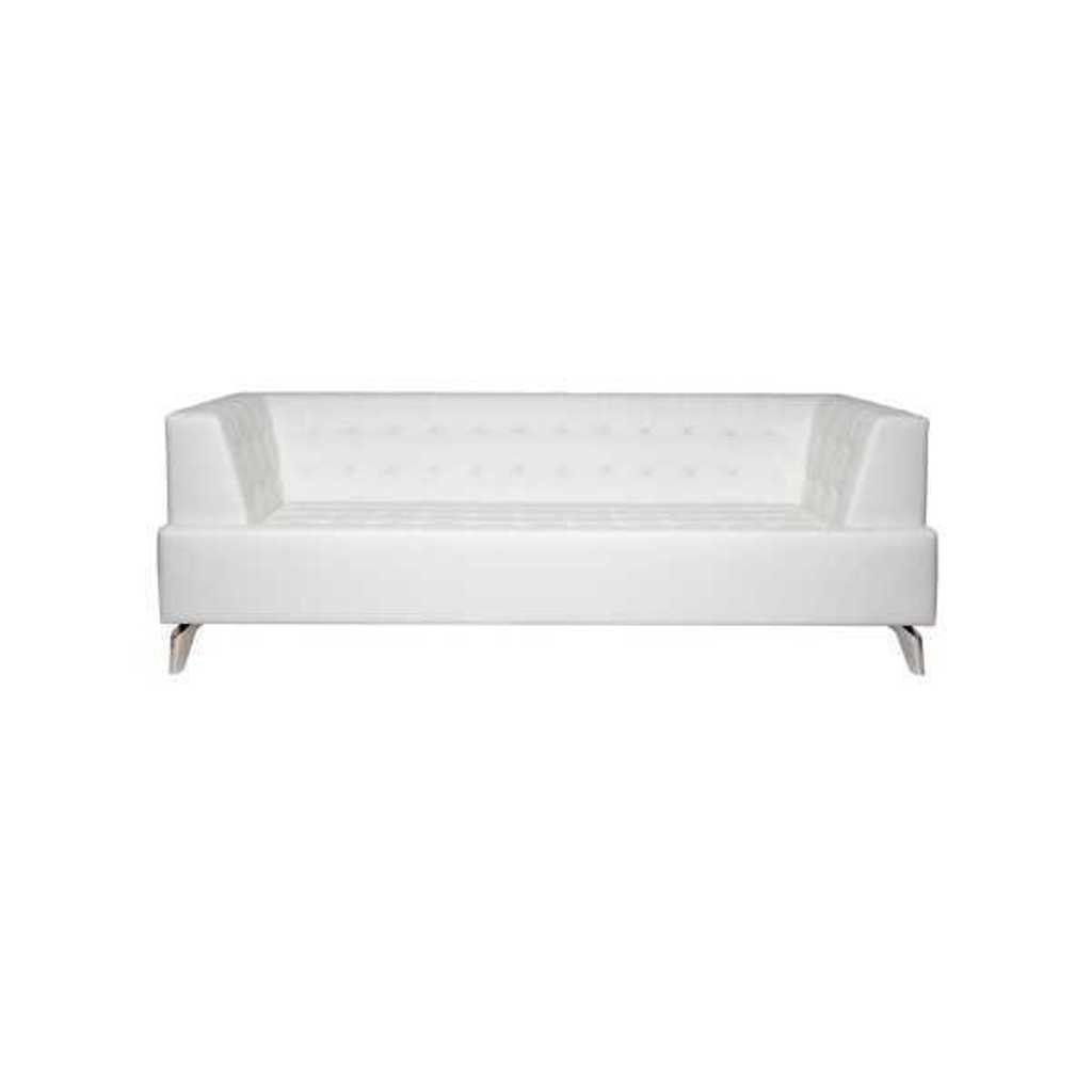 JVmoebel 2-Sitzer Weißer Zweisitzer Luxus Sofa Moderner 2-Sitzer Clubsofa Lounge, 1 Teile, Made in Europa