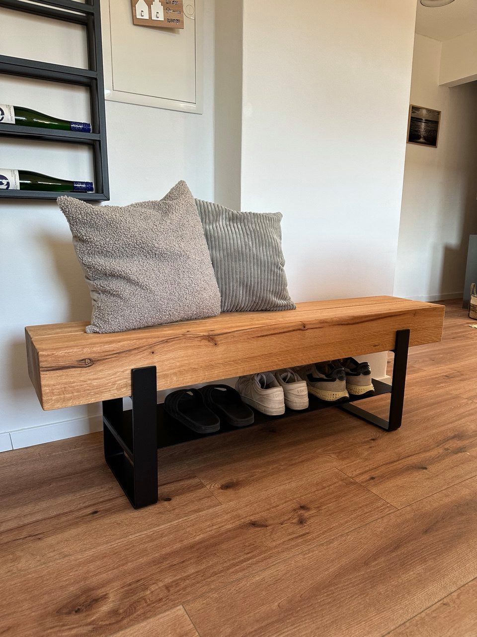 Schräder Interior Sitzbank Sitzbank Bank Garderobe Schuhschrank Sideboard günstig online kaufen