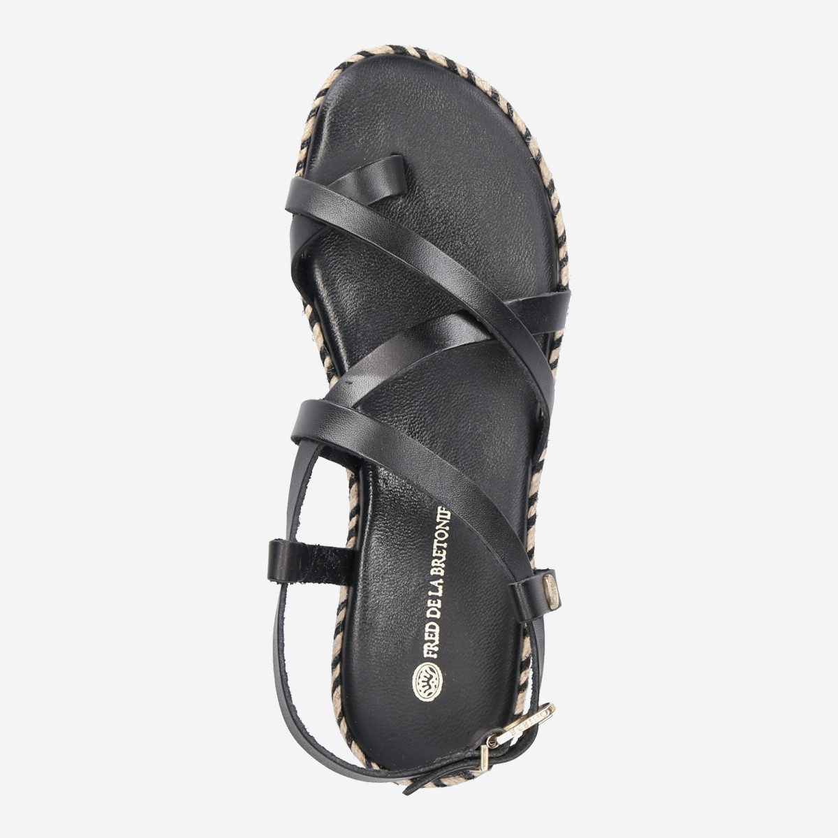 Fred de la Bretoniere Fred de la Bretoniere 170010157 BLACK, Sandaletten, Schwarz, Damen Sandalette