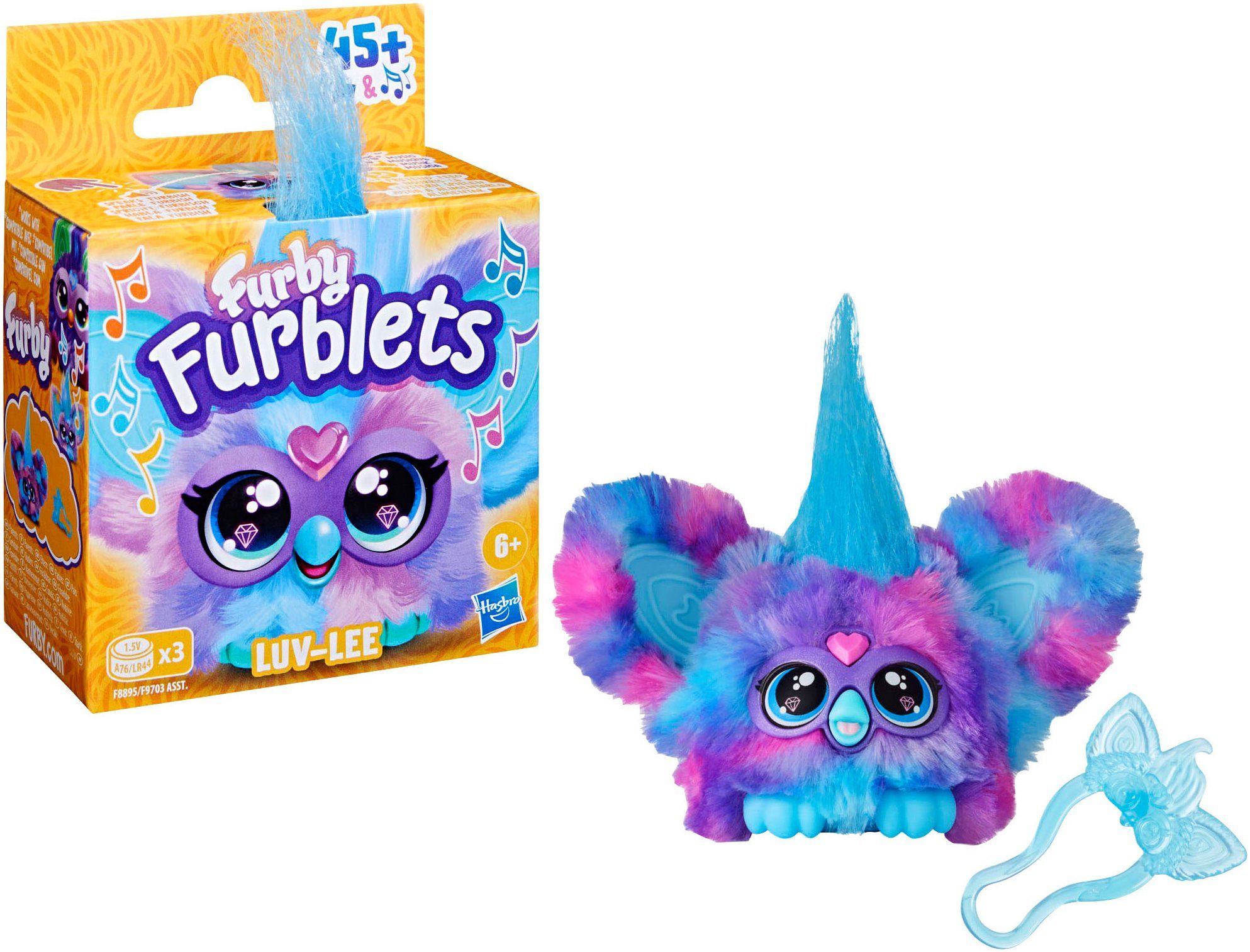 Hasbro Plüschfigur Furby, Furblets Luv-Lee, mit Sound