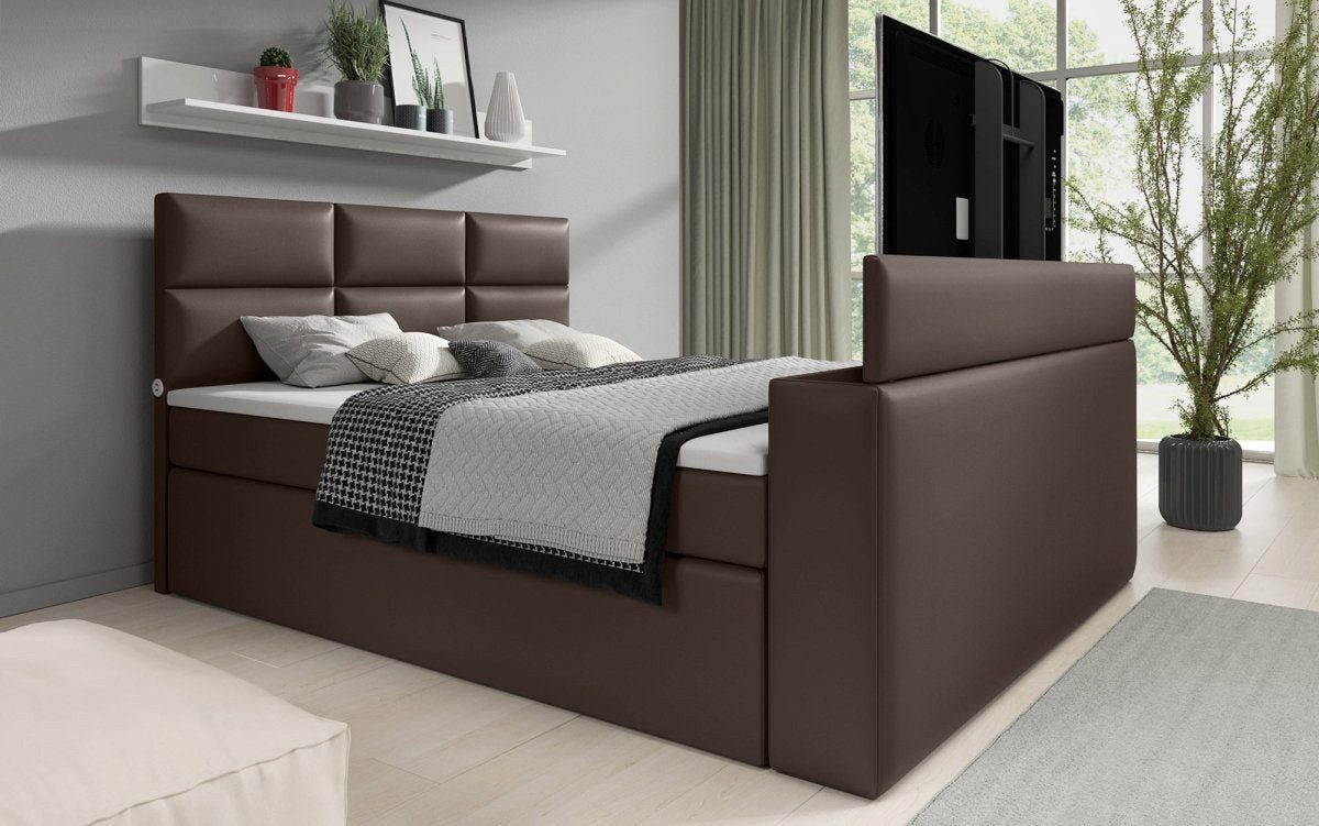 Luxusbetten24 Boxspringbett Citaro, mit TV Lift, günstig online kaufen