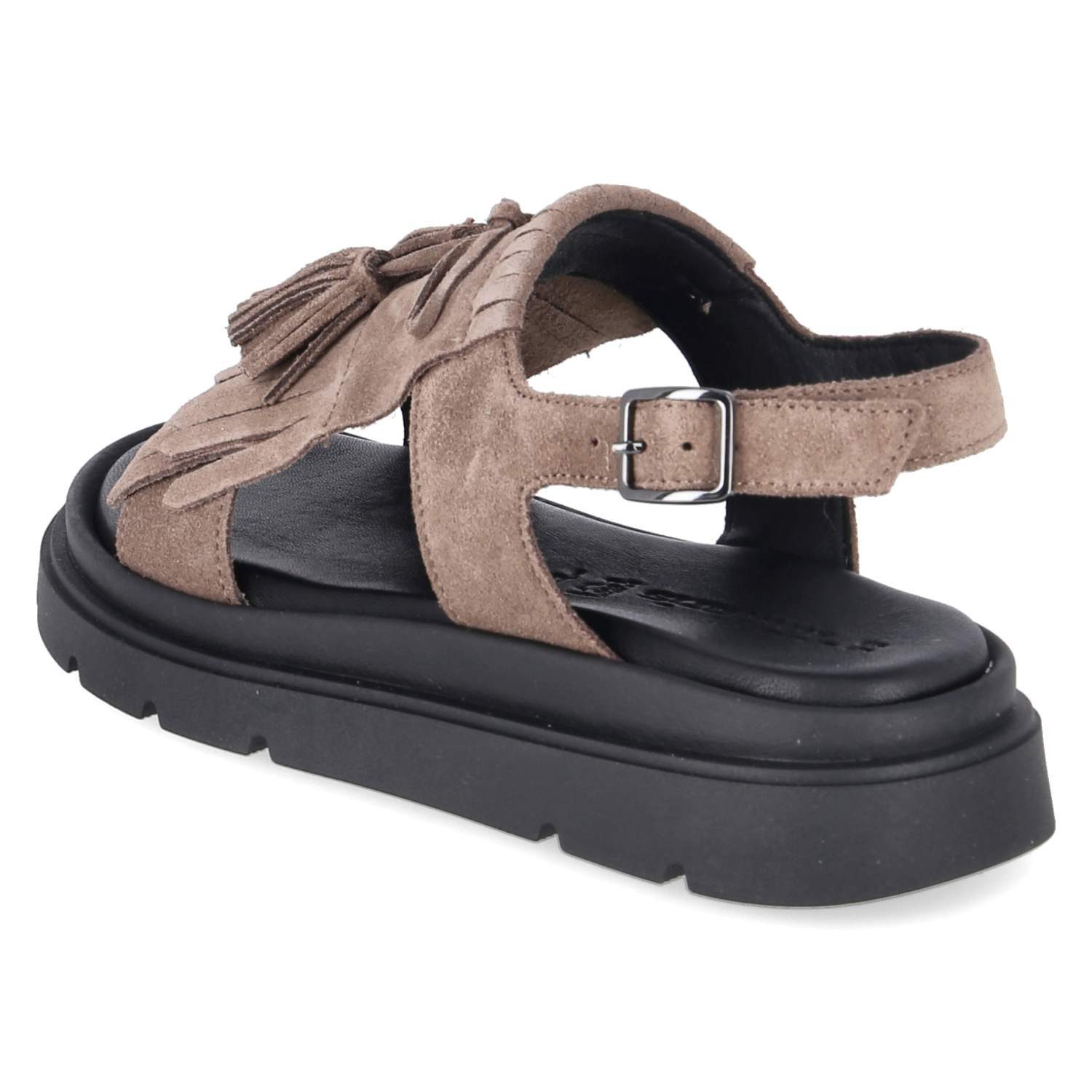 Tamaris Tamaris 1-28255-46-341 Damen Rauleder taupe Sandalette