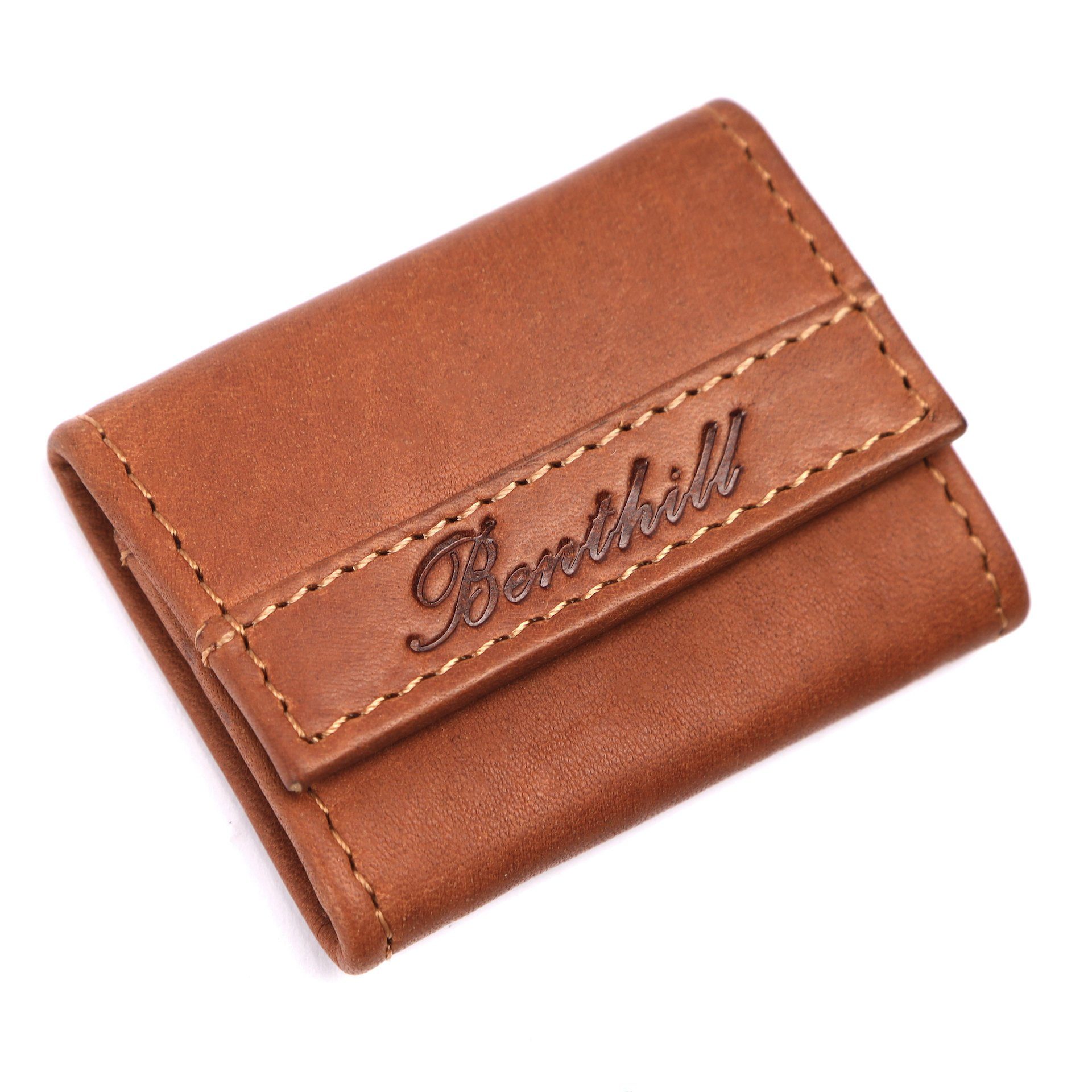 Benthill Mini Geldbörse Leder Münzbörse Slim Wallet Schlanke Minibörse Münz günstig online kaufen