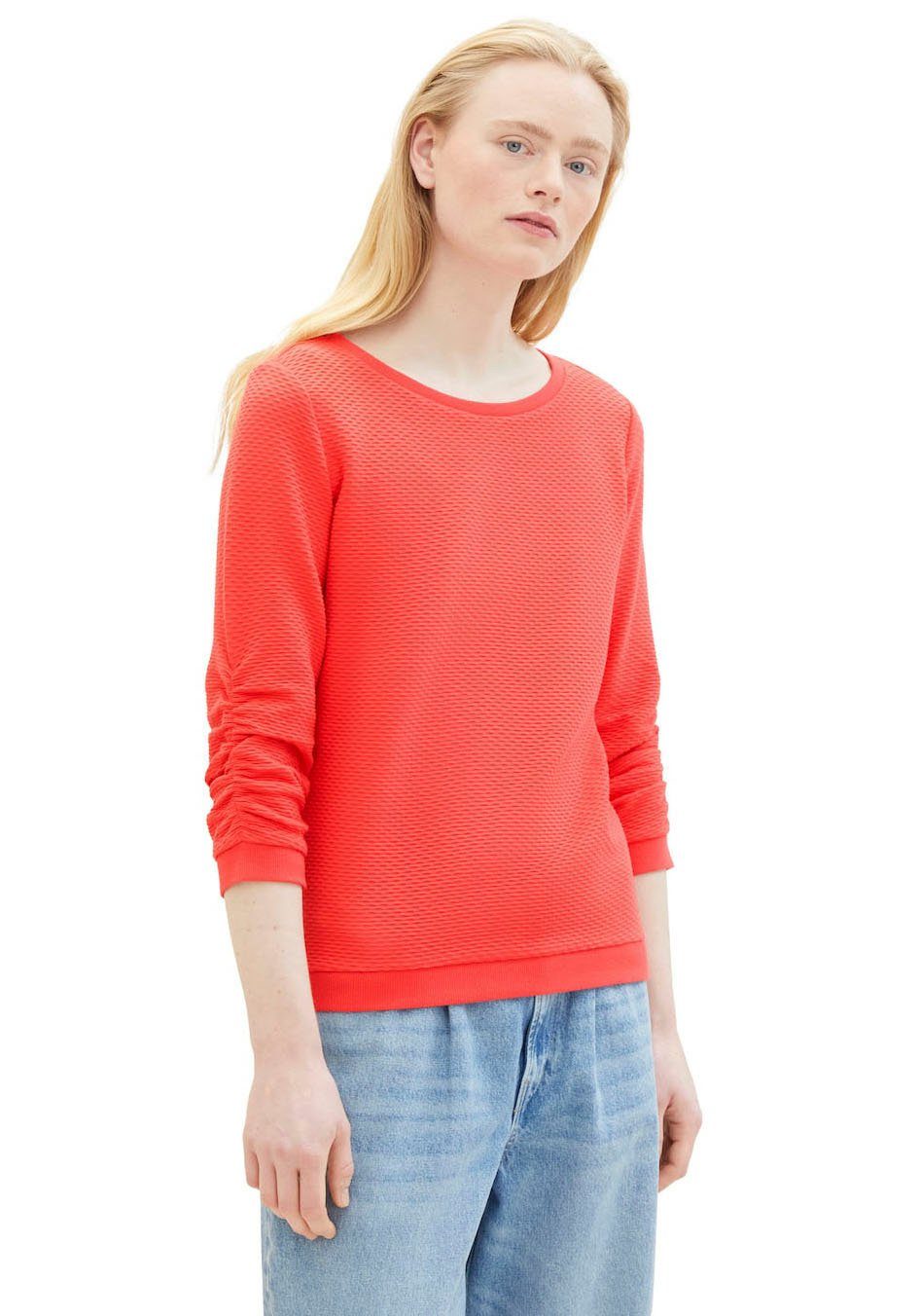 TOM TAILOR Denim Sweatshirt mit besonderer günstig online kaufen